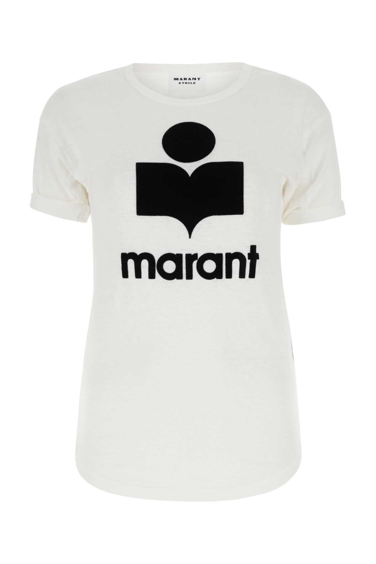 ISABEL MARANT ETOILE Linen Koldi T-Shirt for Women - FW25 Collection