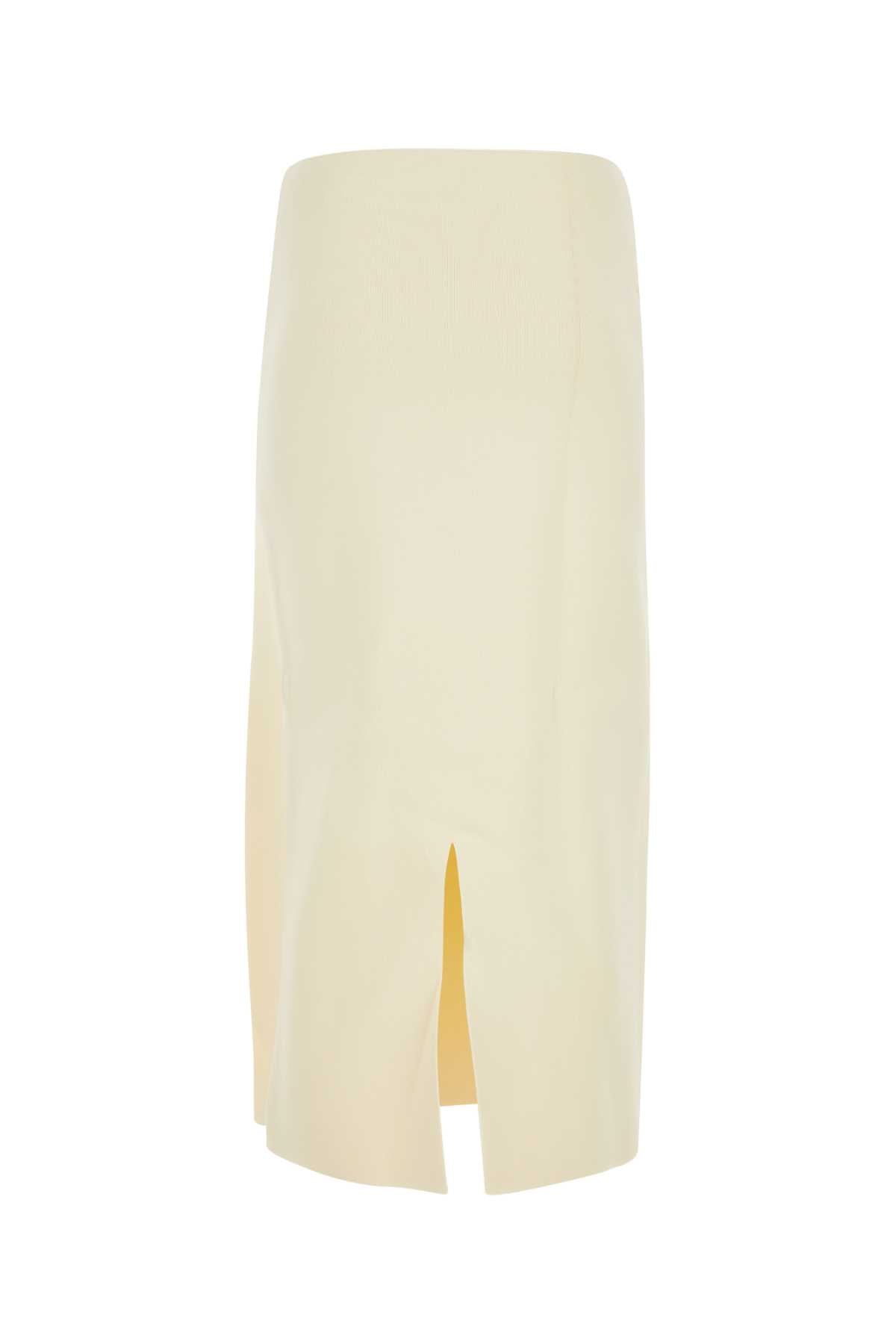 JIL SANDER Viscose Blend Mini Skirt for Women