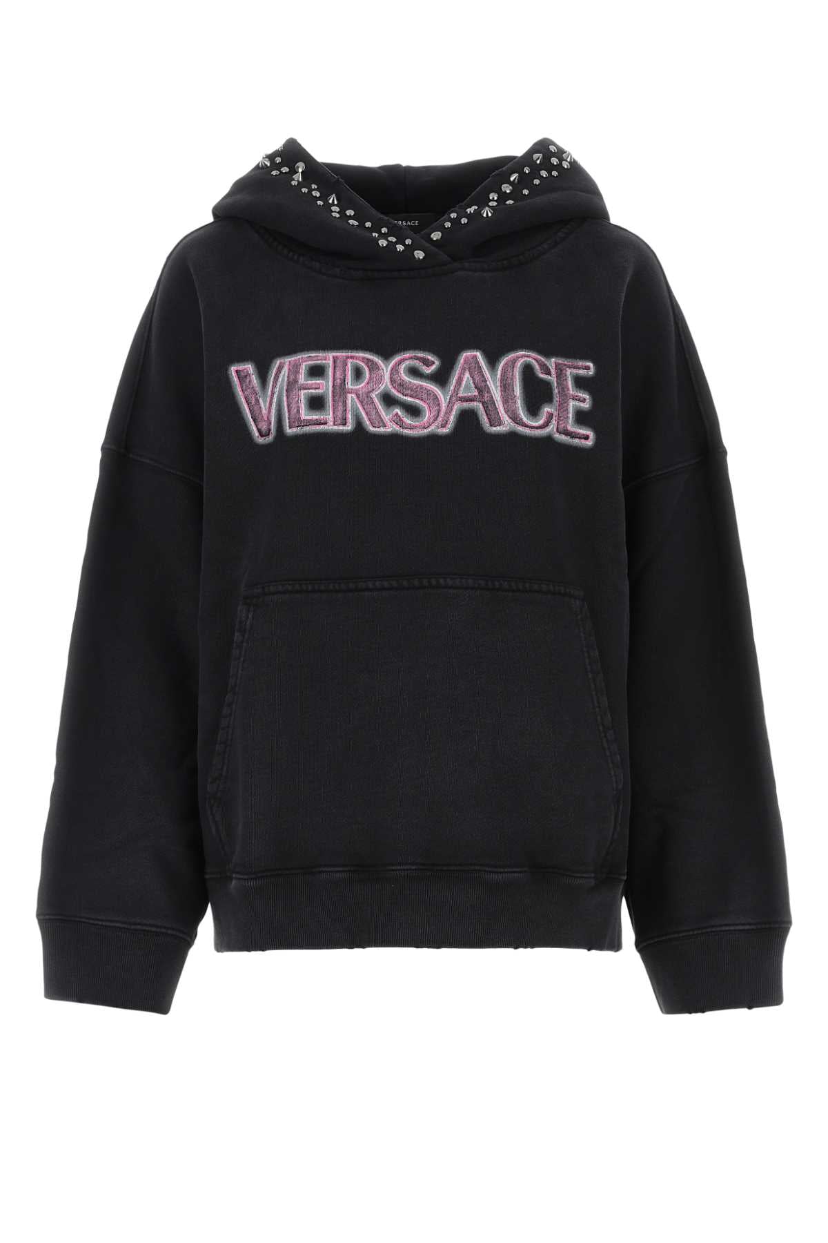 VERSACE Oversized Cotton Sweatshirt for Women