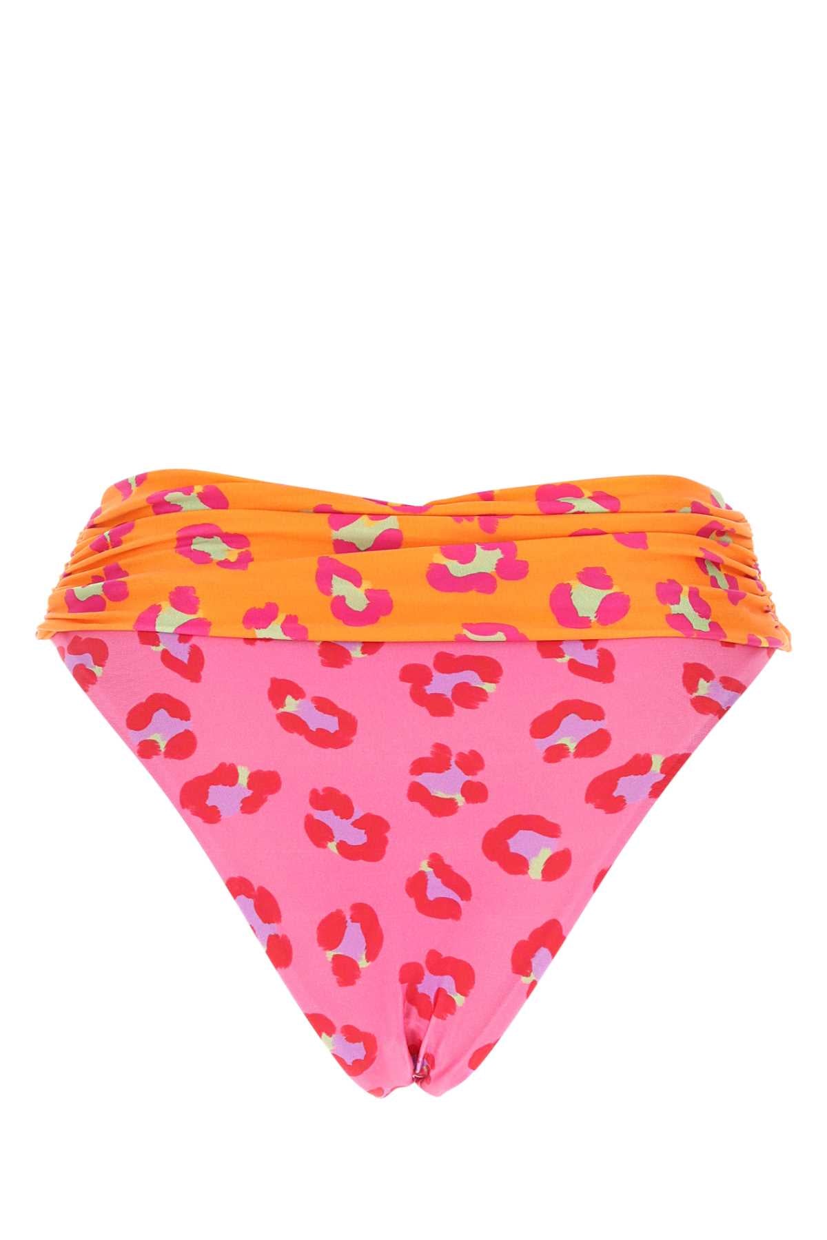 FARM Printed Stretch Polyester Bikini Bottom