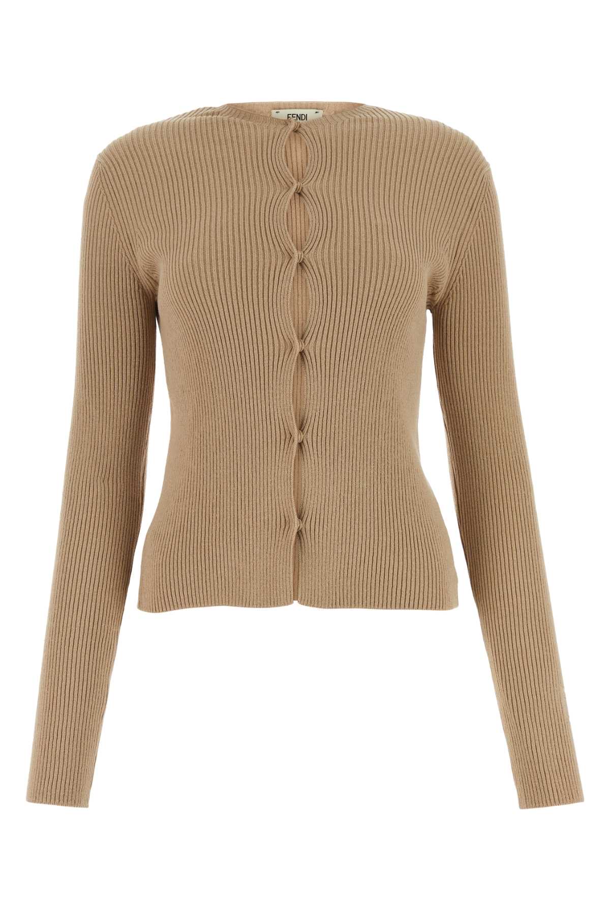 FENDI Cotton Blend Cardigan for Women