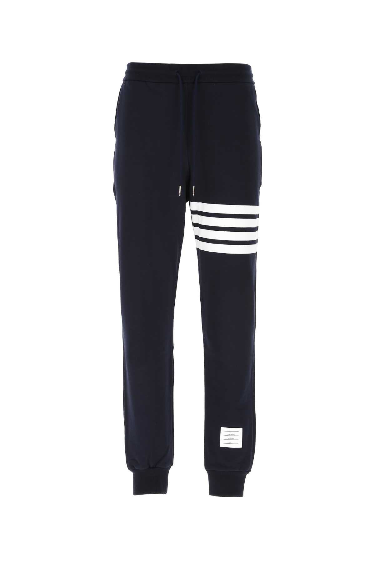 THOM BROWNE Classic Cotton Joggers for Men - Size Options Available