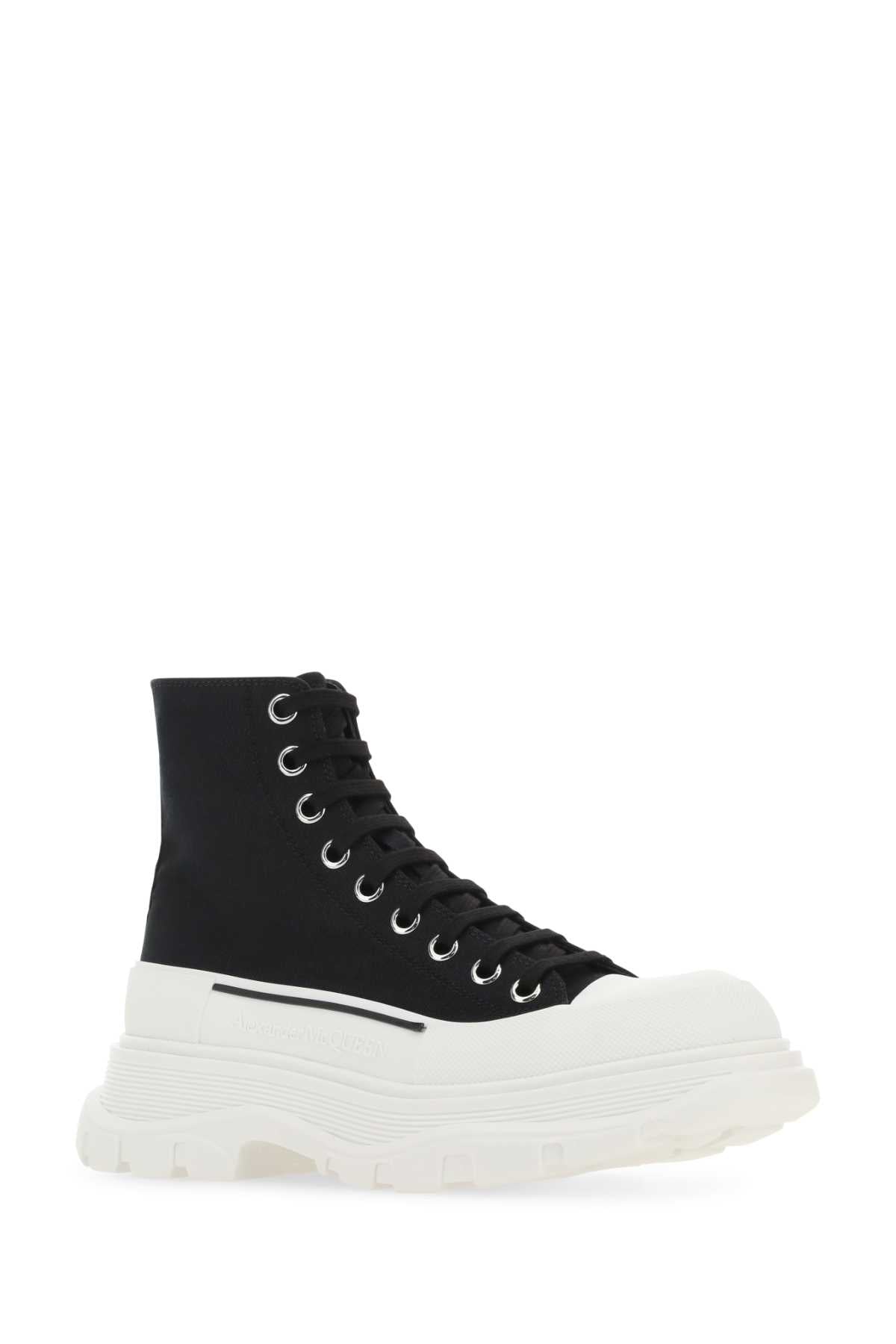 ALEXANDER MCQUEEN Canvas Tread Slick Sneaker for Women