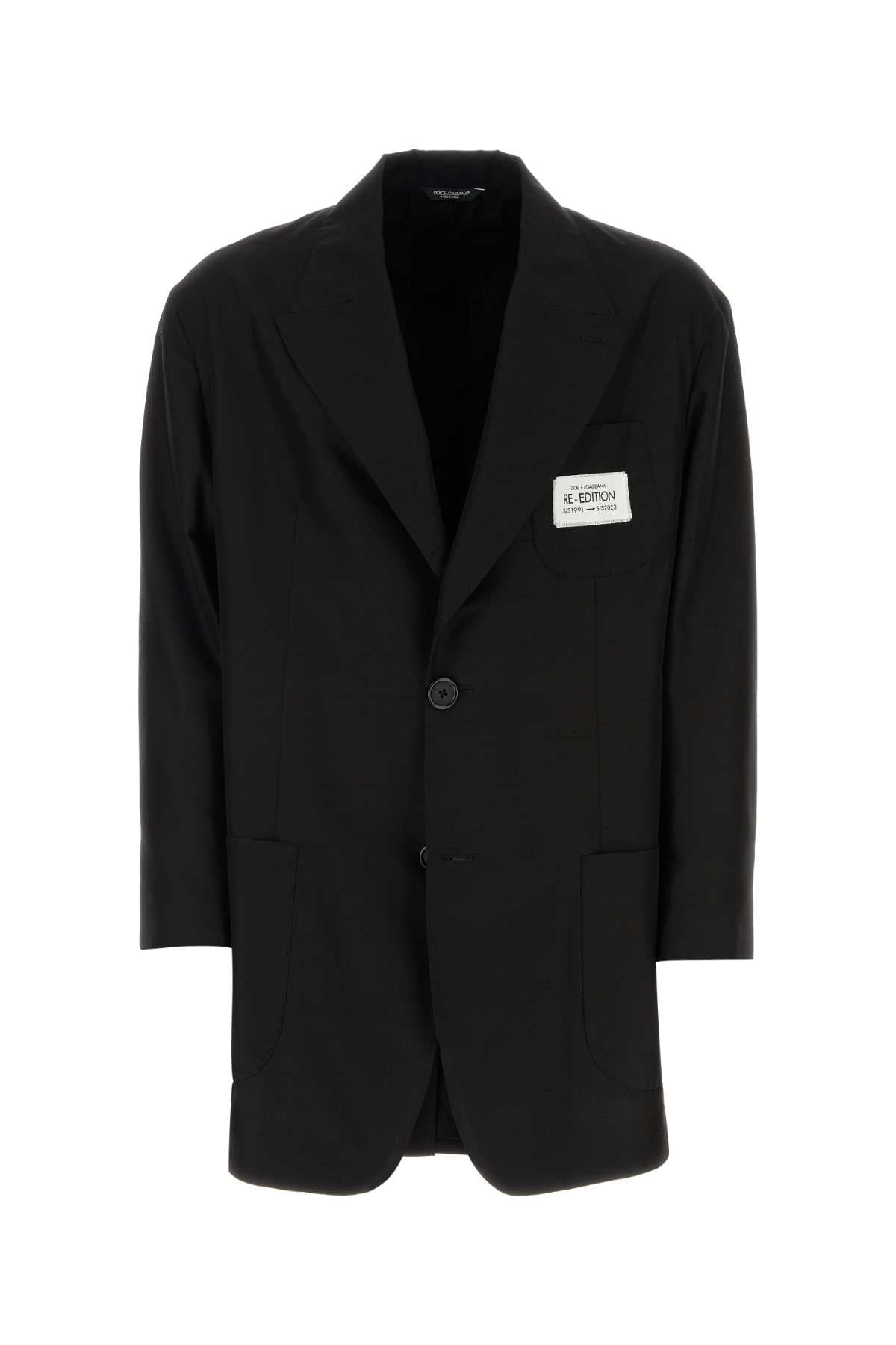DOLCE & GABBANA Oversized Shantung Blazer for Men