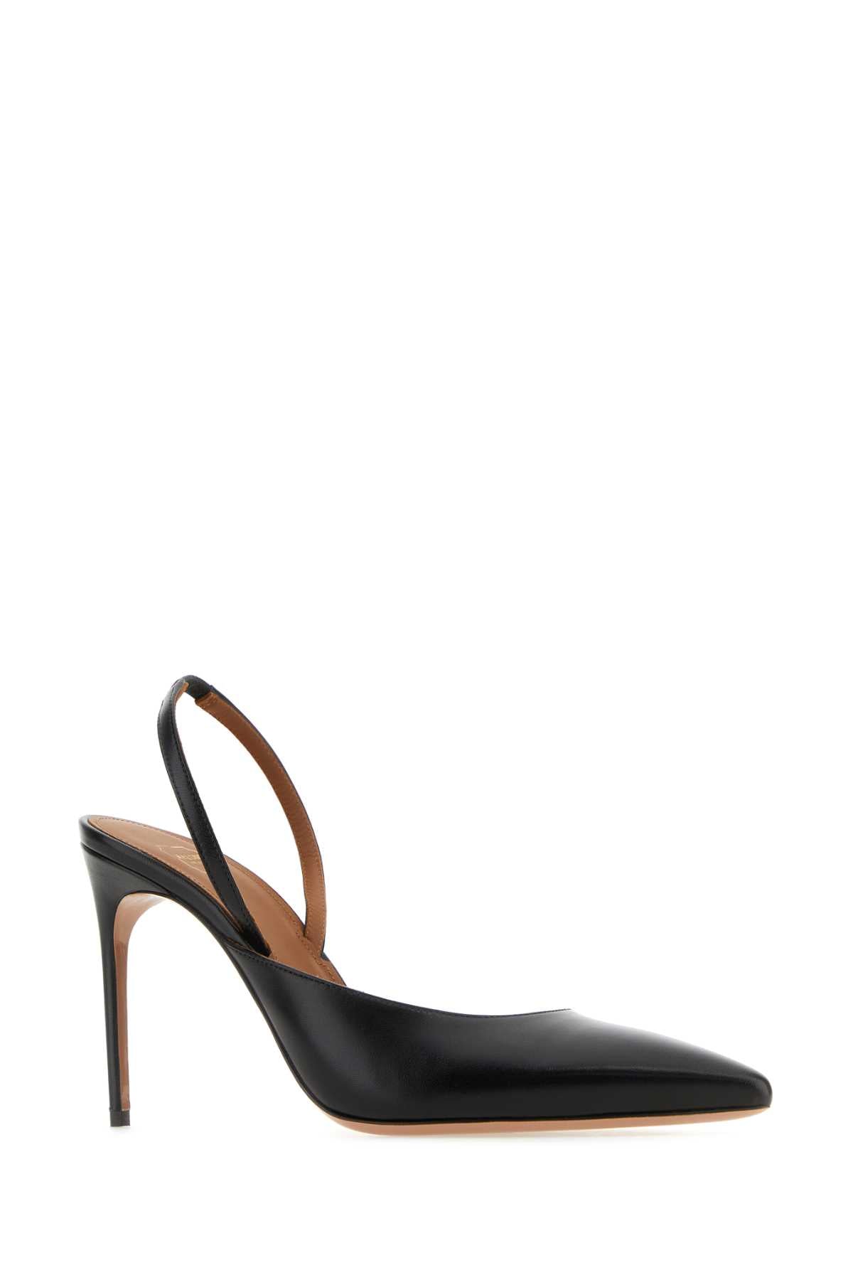 MALONE SOULIERS Sophisticated Leather Pumps with 9 cm Heel