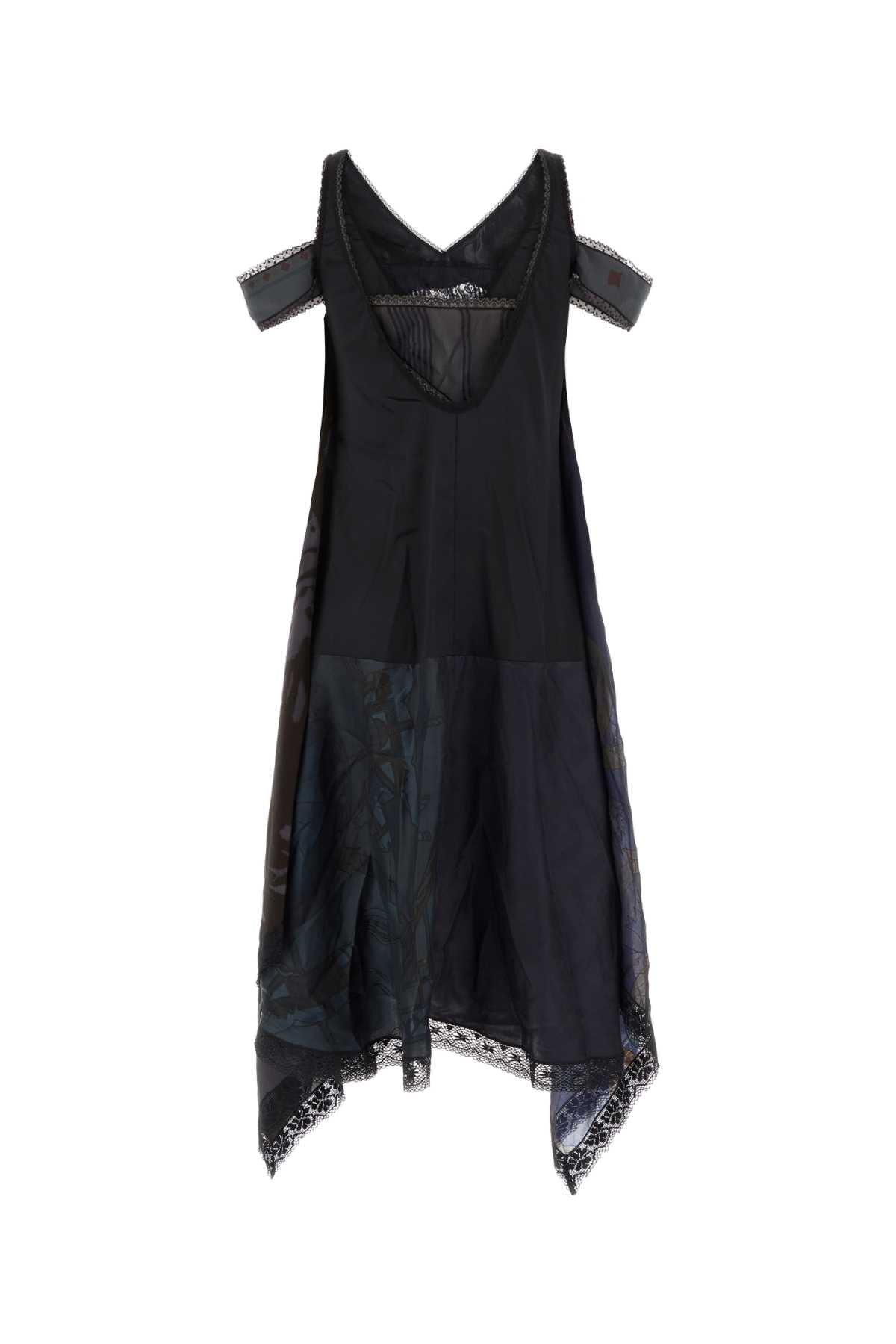 MARINE SERRE Silk Mini Dress