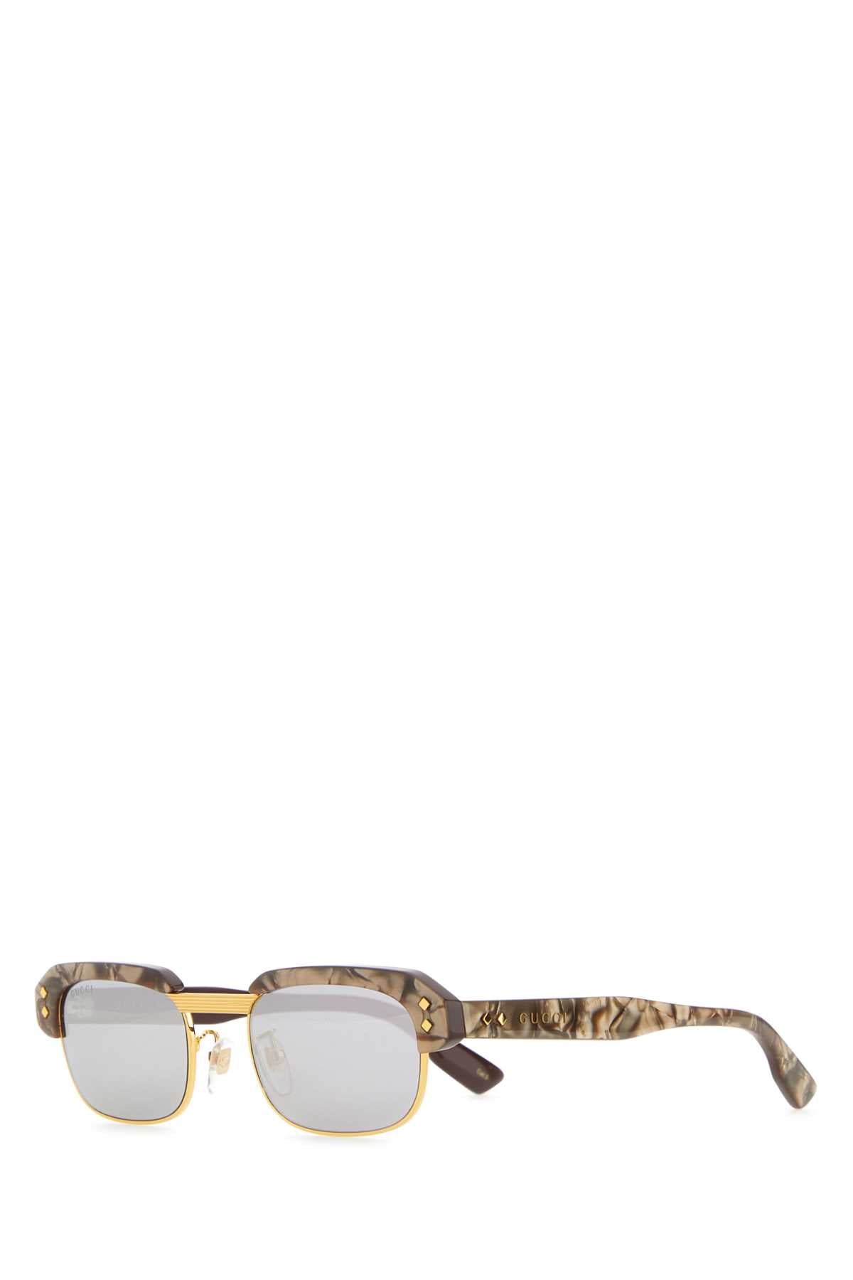 GUCCI Printed Acetate and Metal Sunglasses for Women