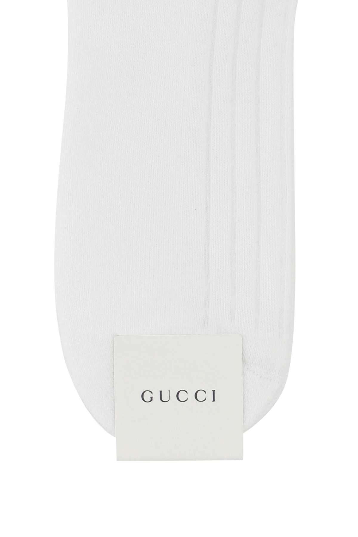 GUCCI Stretch Cotton Blend Mini Socks for Women