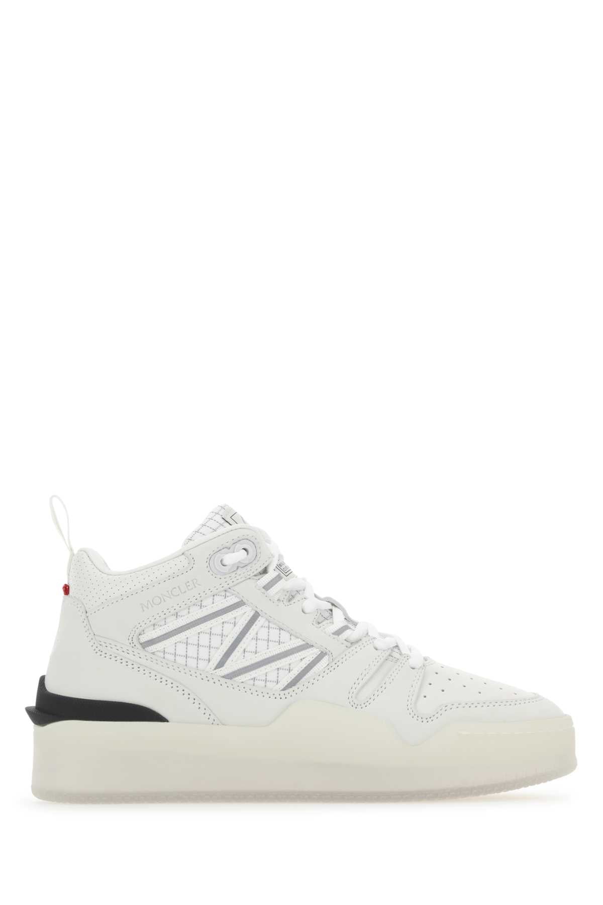 MONCLER Women's Elegant Nubuk and Fabric Pivot Sneakers