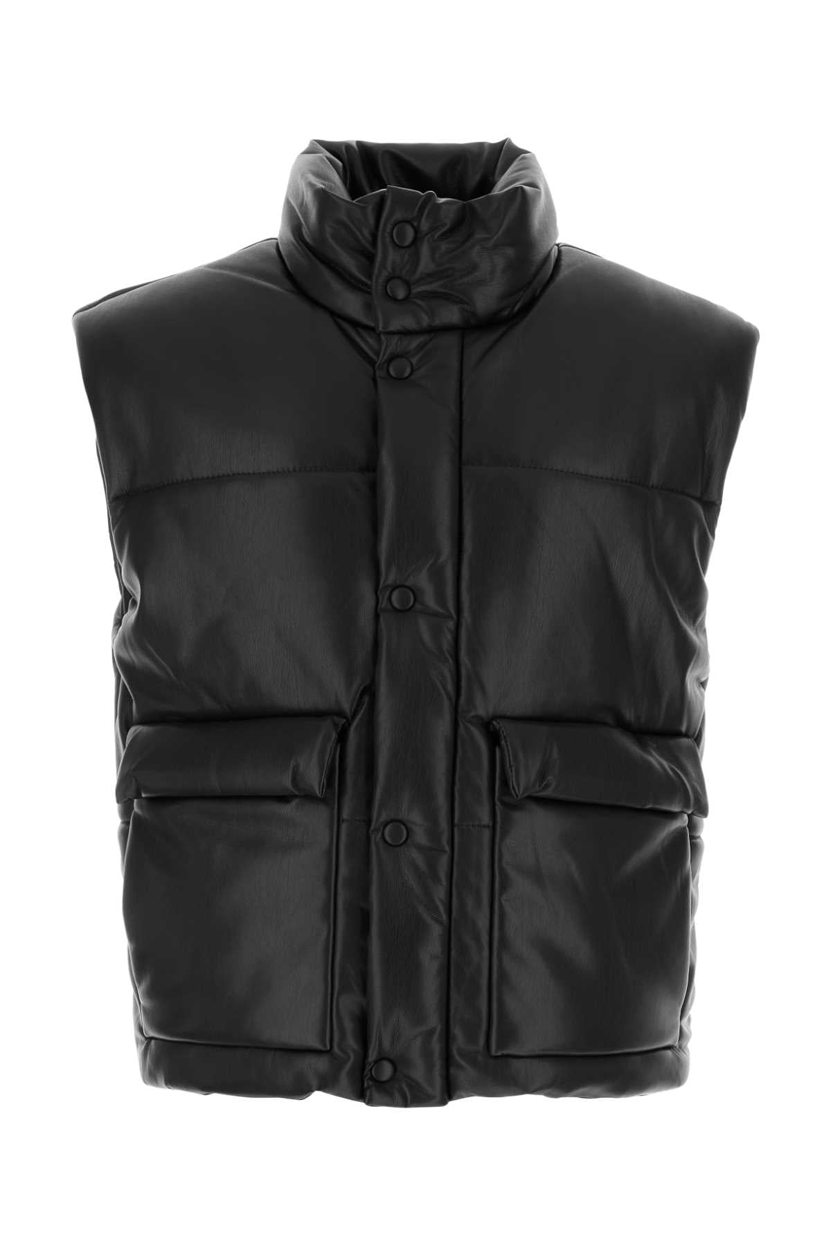 NANUSHKA Men's Synthetic Leather Jovan Padded Jacket