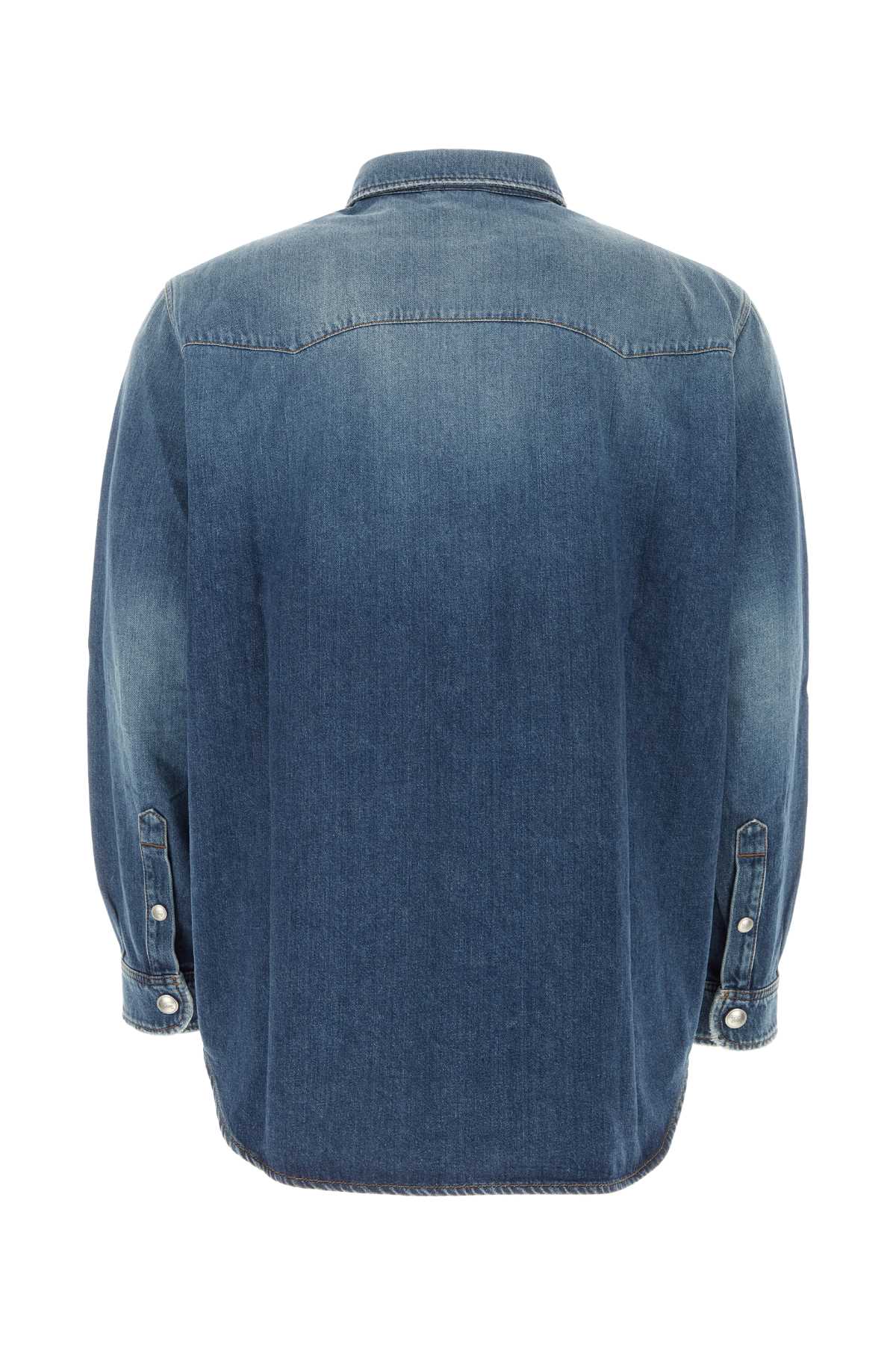 BURBERRY Classic Denim Shirt for Men - 23W Season