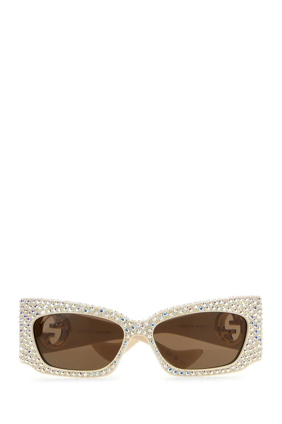 GUCCI Embellished Mini Acetate Sunglasses for Women