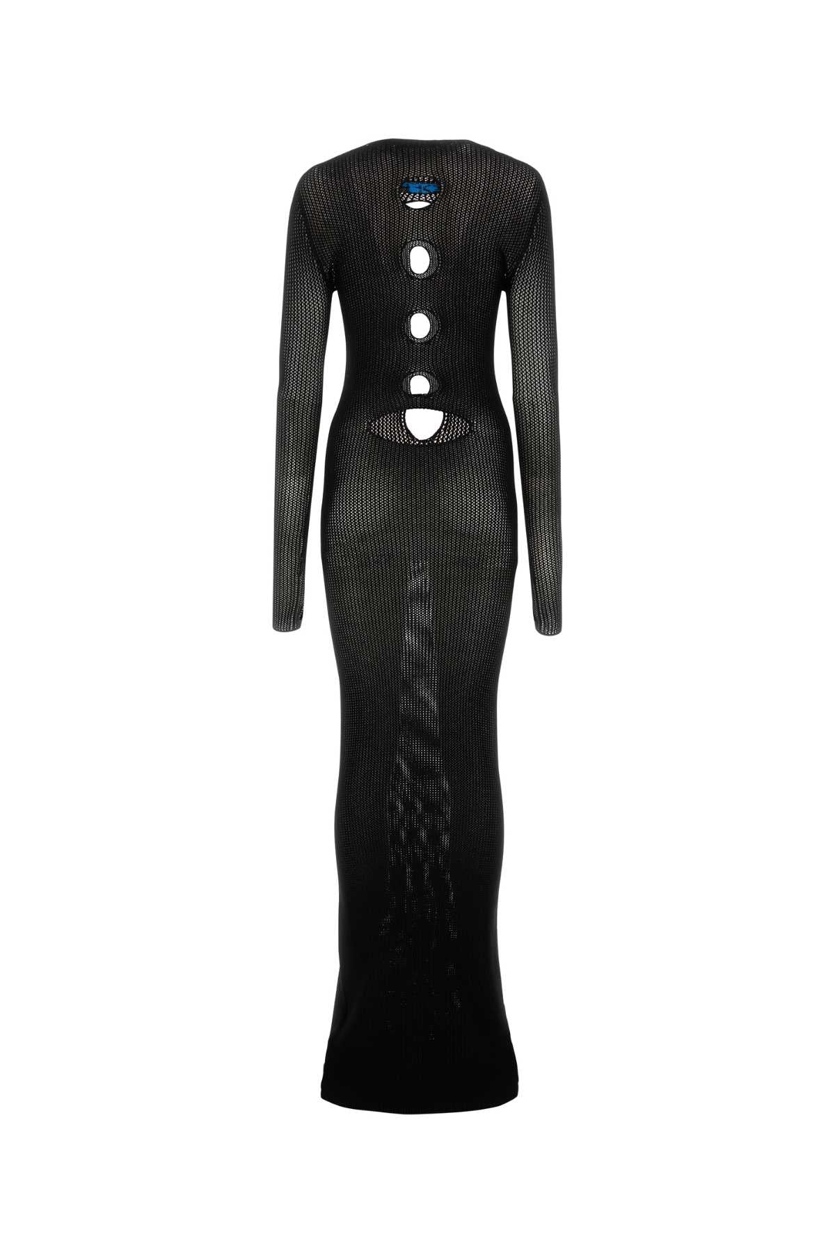 OFF WHITE Mesh Long Dress for Women