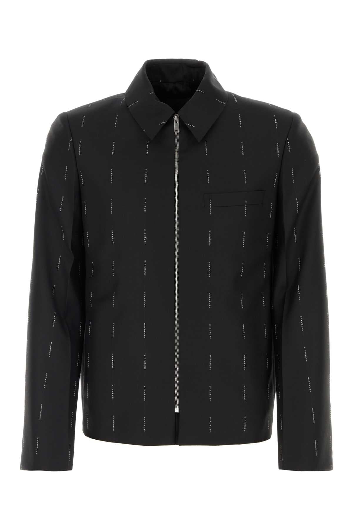 GIVENCHY Embroidered Twill Blazer for Men - 23W