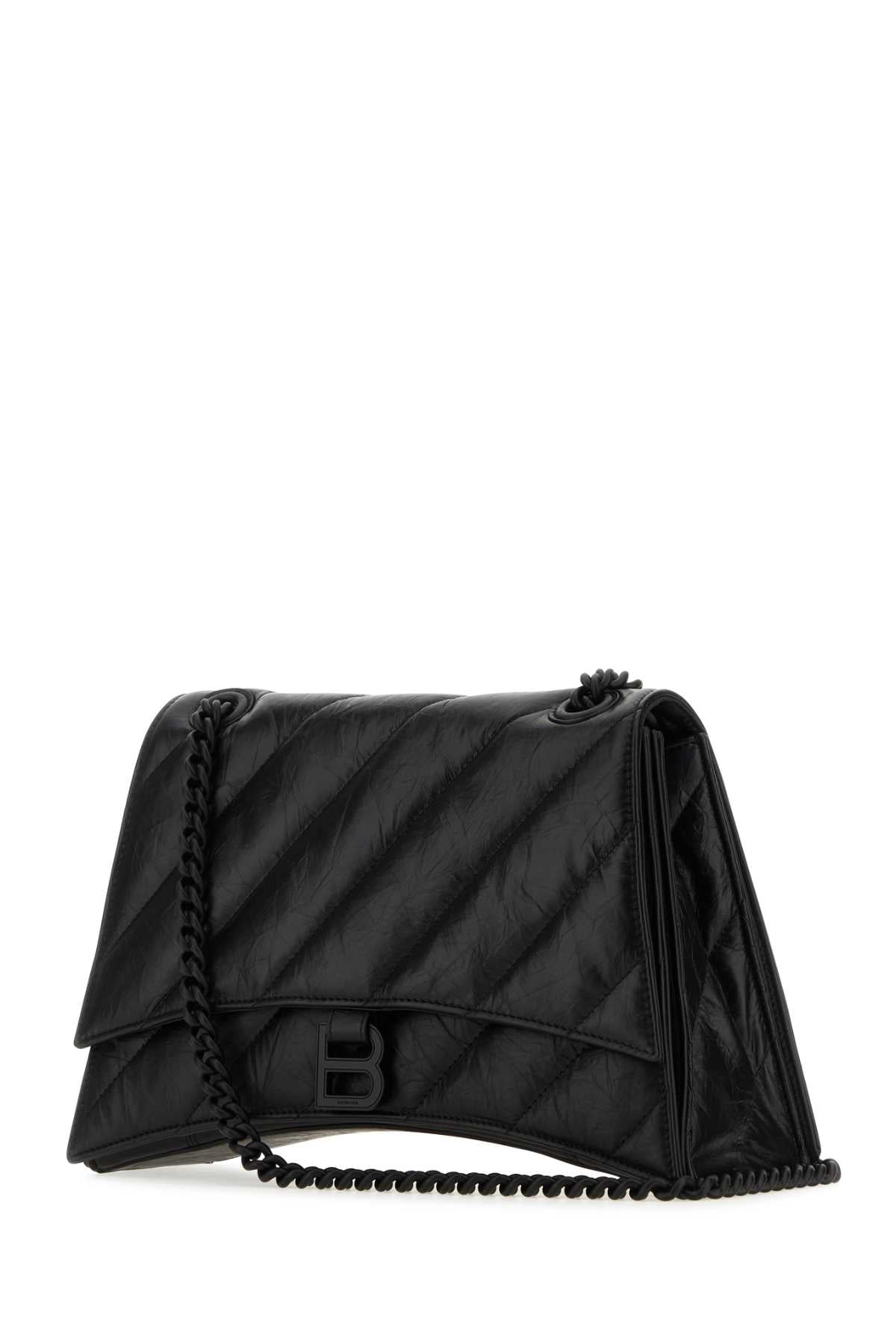 BALENCIAGA Mini Leather Crush M Shoulder Handbag