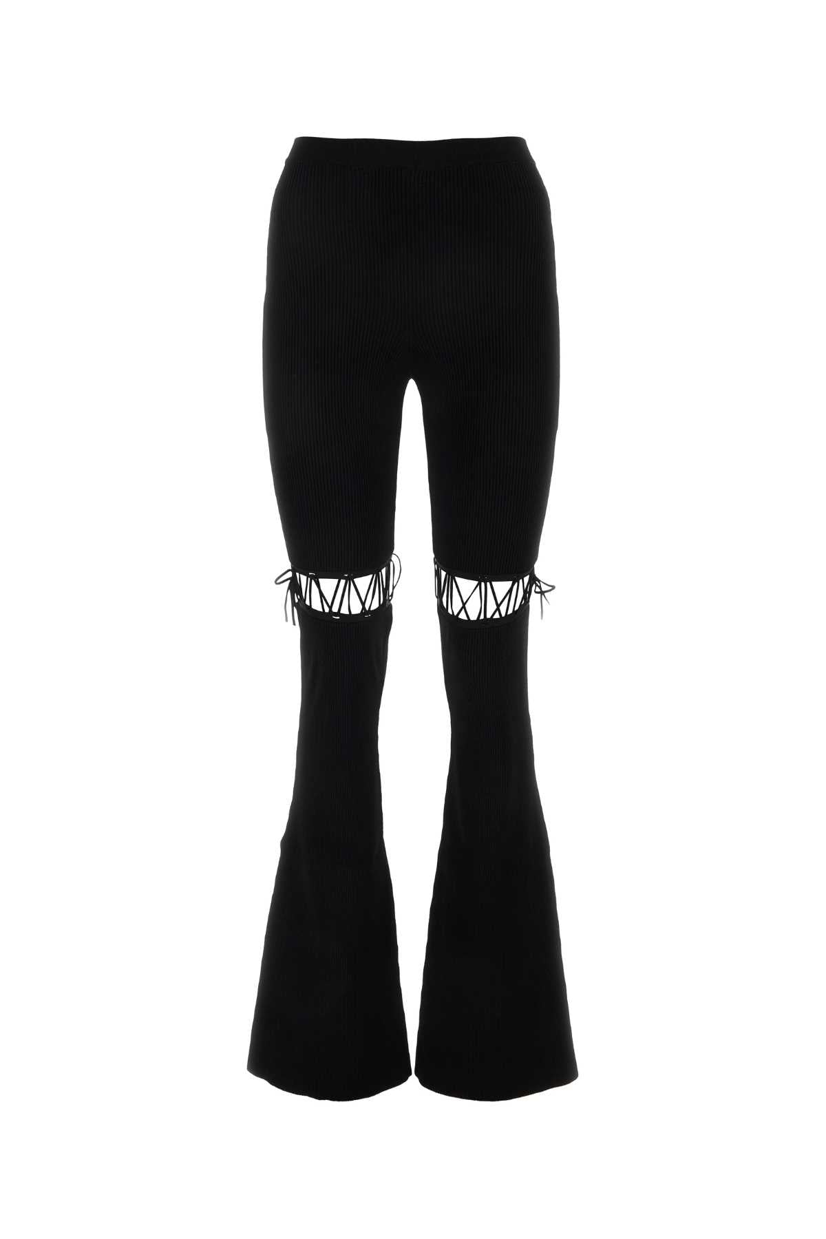 NENSI DOJAKA Flared Laced Leggings for Women - Perfect for Fall/Winter