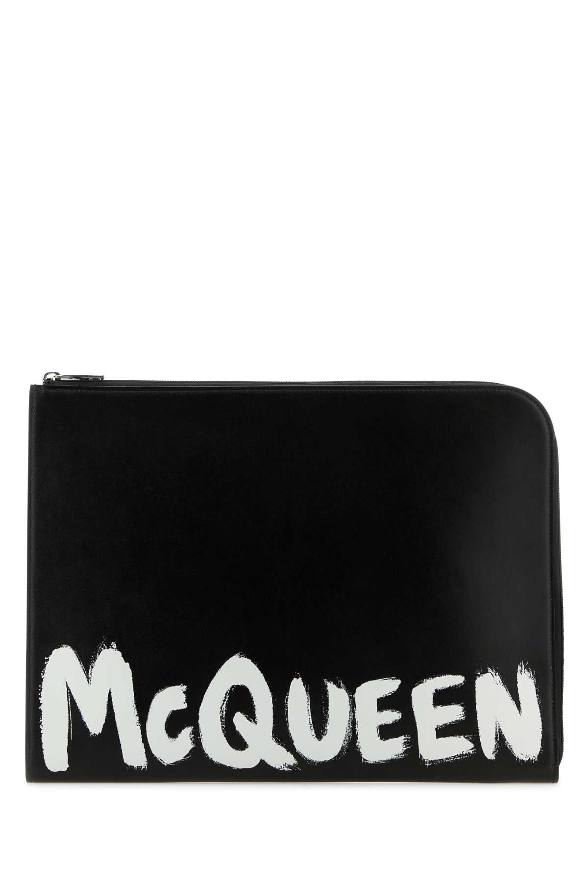 ALEXANDER MCQUEEN Leather Document Holder 36cm x 27cm
