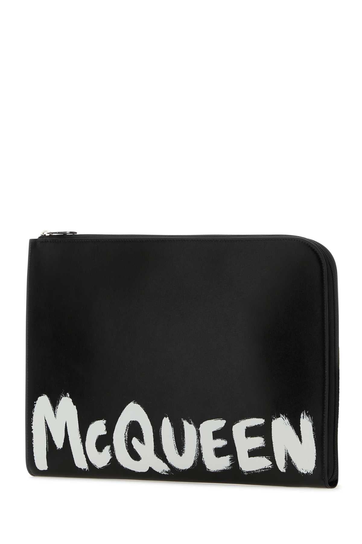 ALEXANDER MCQUEEN Leather Document Holder 36cm x 27cm