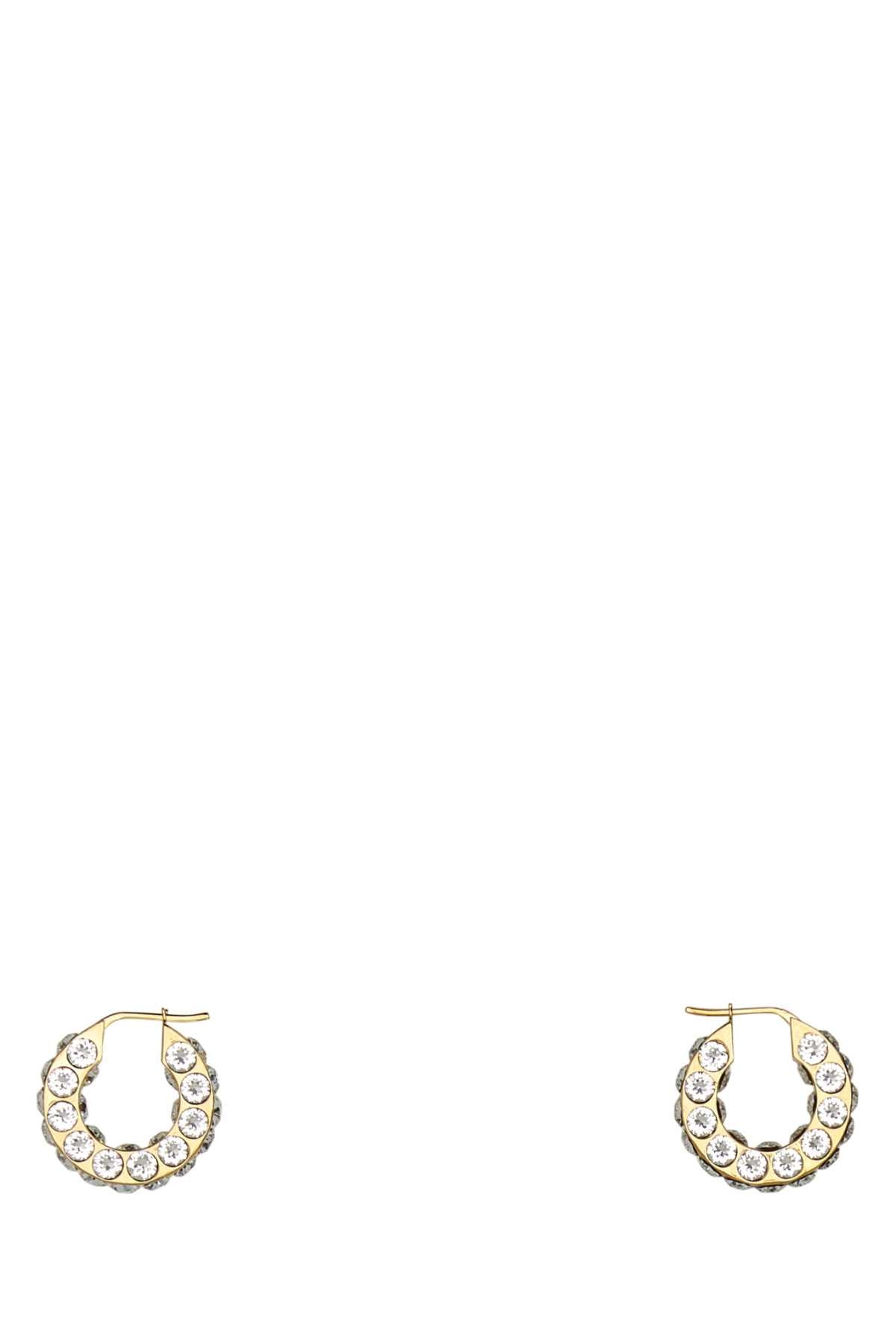 AMINA MUADDI Mini Embellished Metal Small Jaheel Earrings