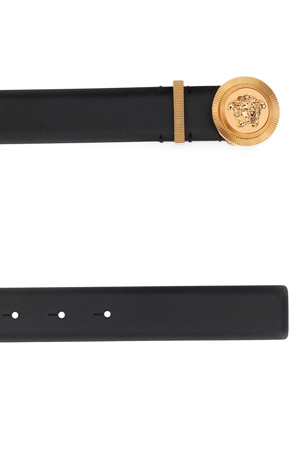 VERSACE Elegant Leather Belt - 3 cm Height