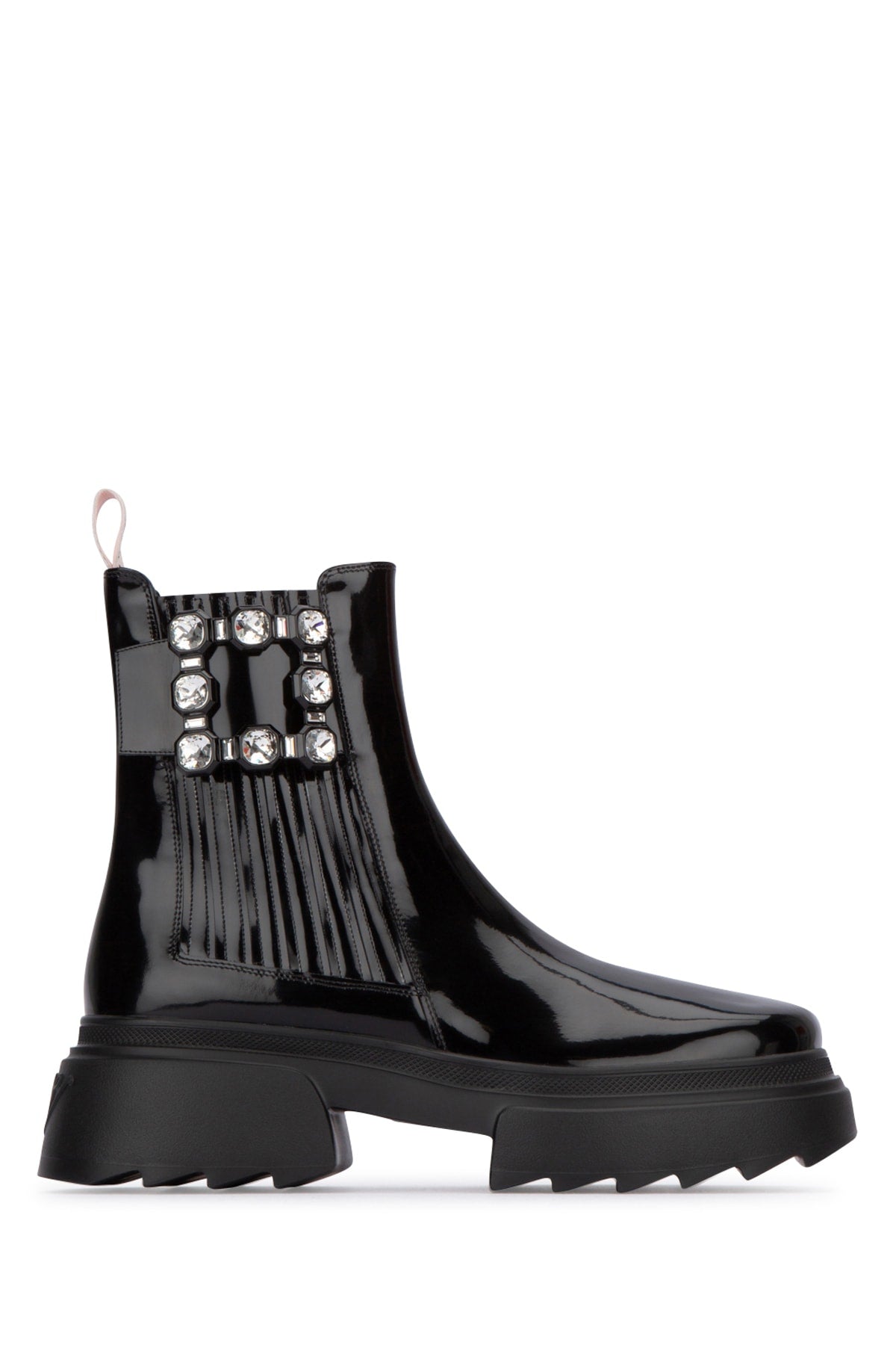 ROGER VIVIER Chelsea Bootie with Signature Buckle