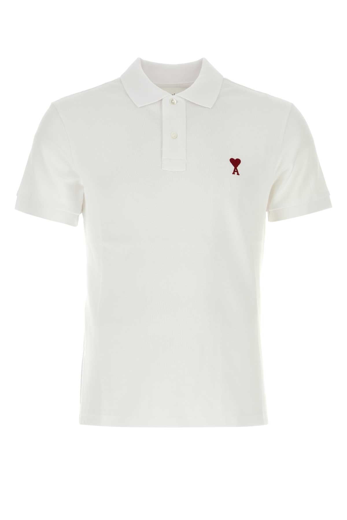 AMI Classic Piquet Polo Shirt - Modern Fit