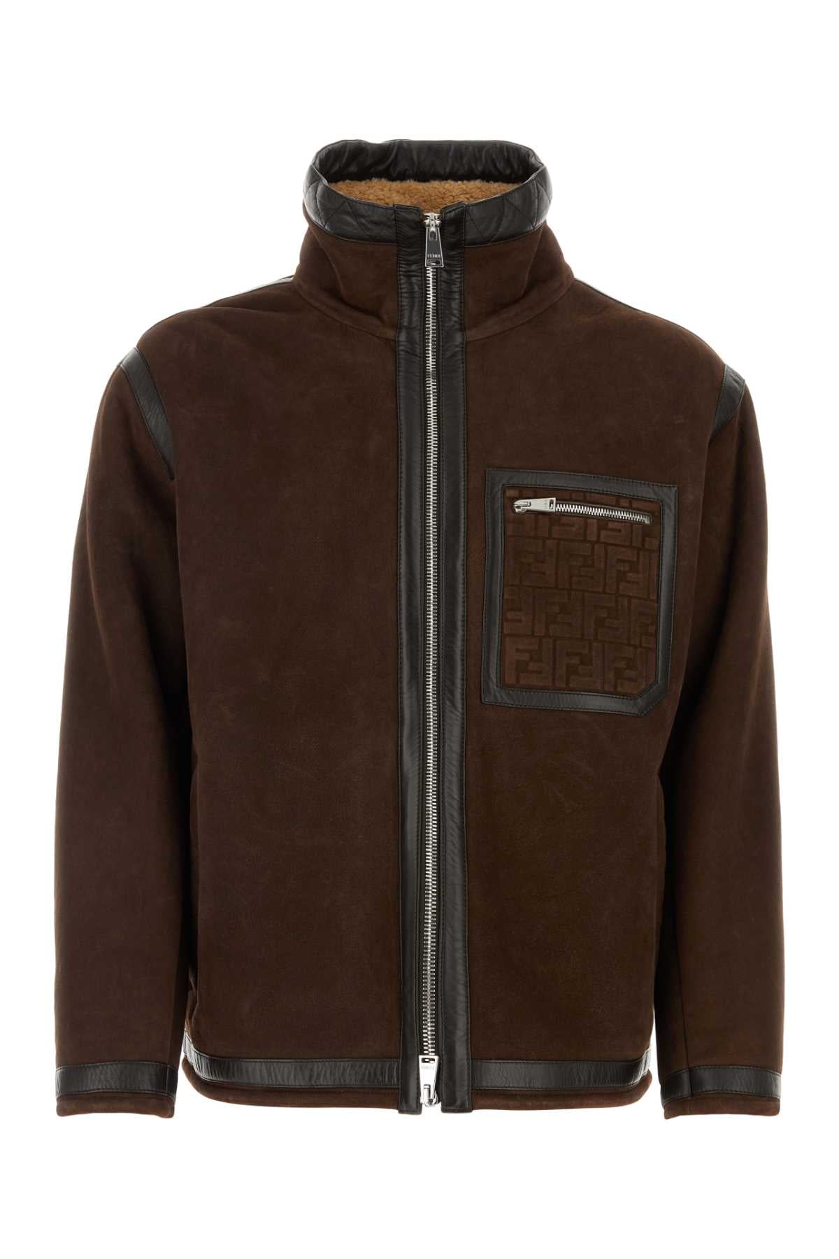 FENDI Suede Jacket for Men - 2023 Collection
