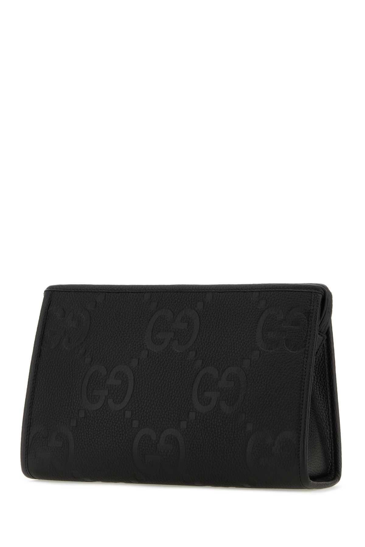 GUCCI Jumbo GG Leather Pouch Handbag - 28.5 cm x 18 cm x 9 cm