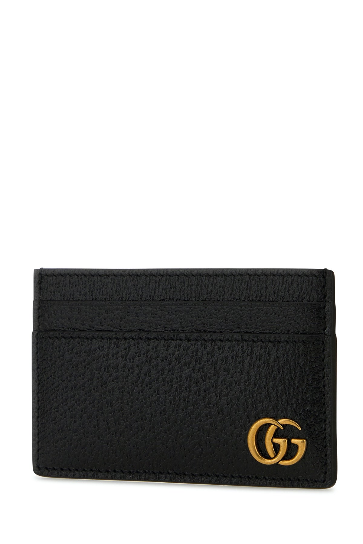 GUCCI Mini Leather GG Marmont Card Holder - Dimensions 11 cm x 7 cm