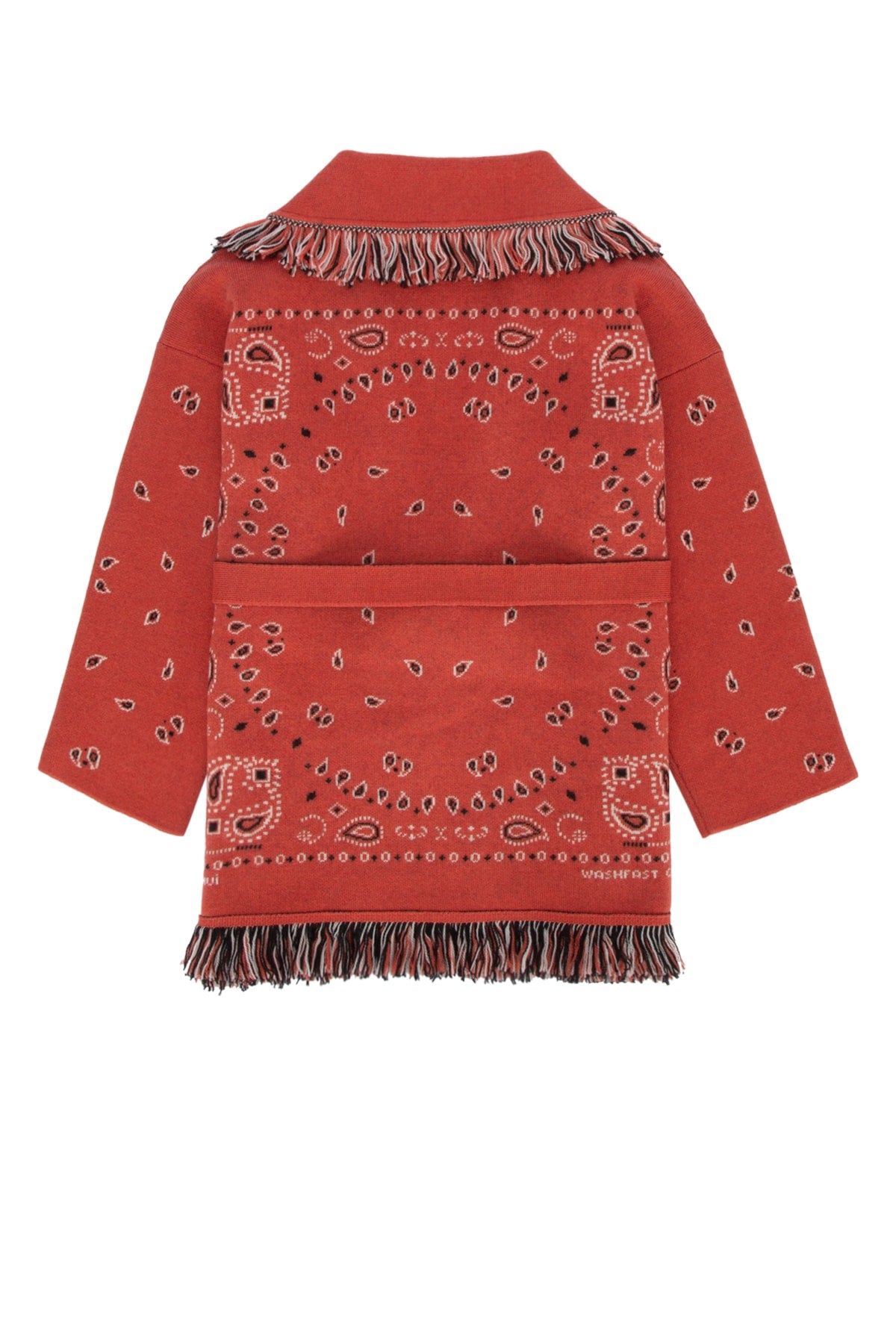ALANUI KIDS Kids Mini Bandana Jacquard Cardigan