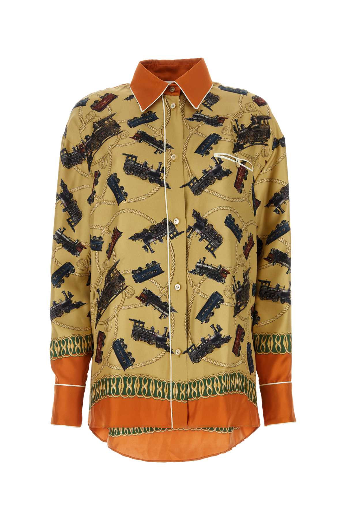 BALLY Printed Silk Shirt for Women