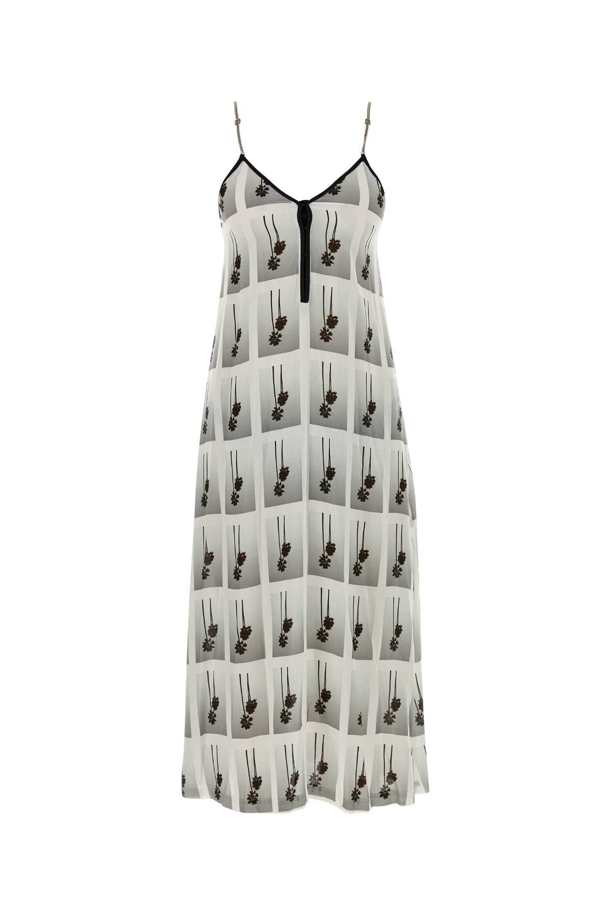 PALM ANGELS Printed Viscose Mini Dress