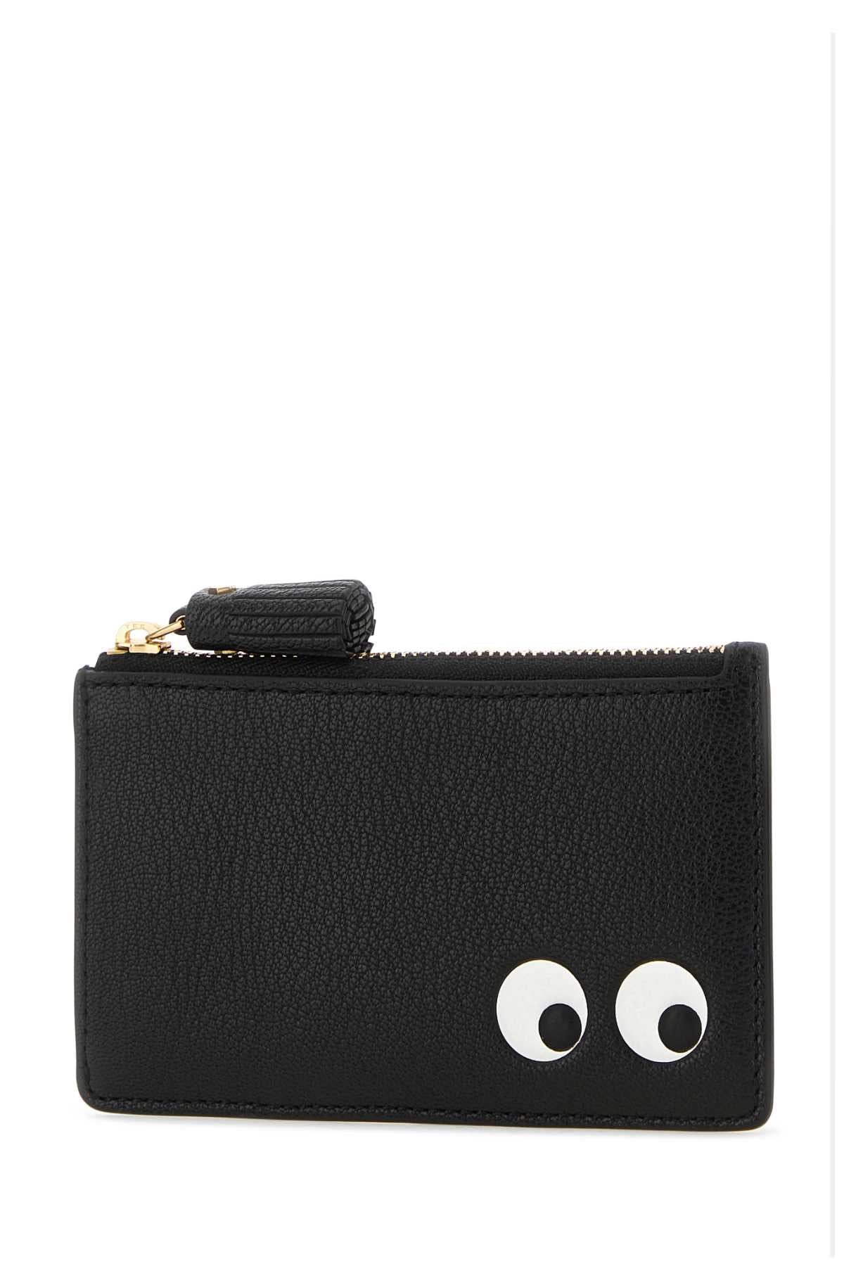 ANYA HINDMARCH Mini Leather Eyes Card Holder - 13 cm x 8 cm