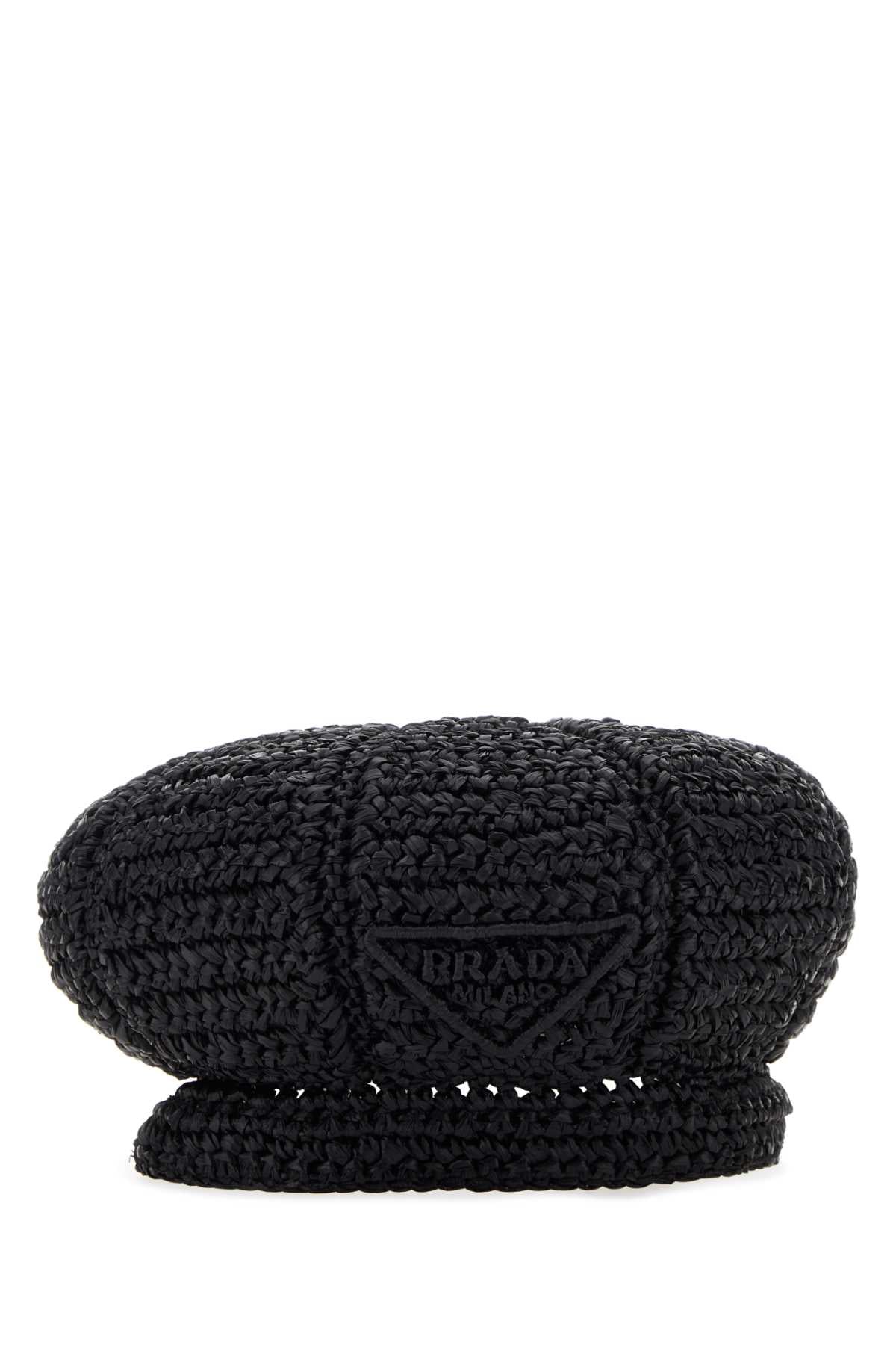 PRADA Mini Rafia Baker Boy Hat