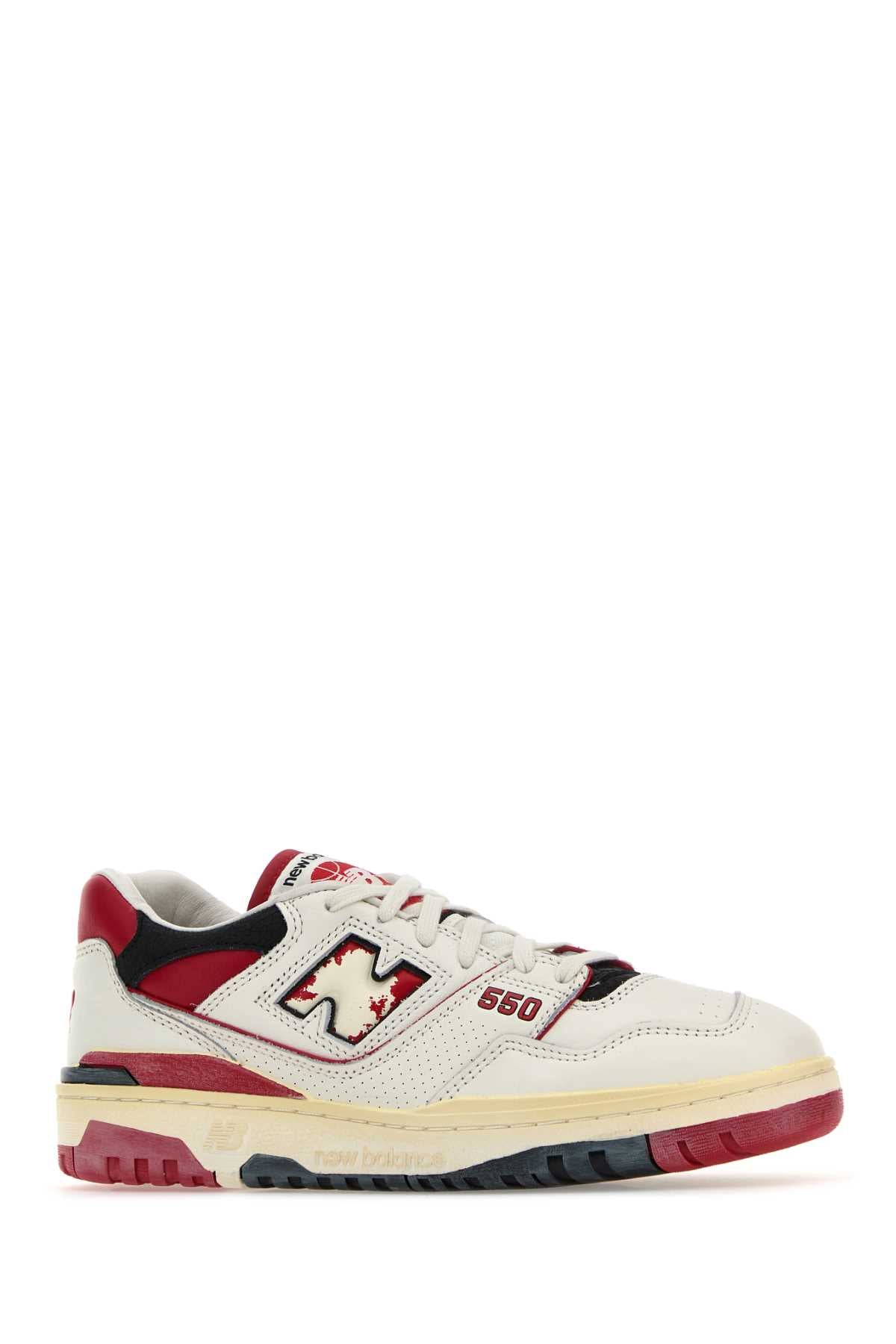 NEW BALANCE Multicolor Leather 550 Sneakers for Men