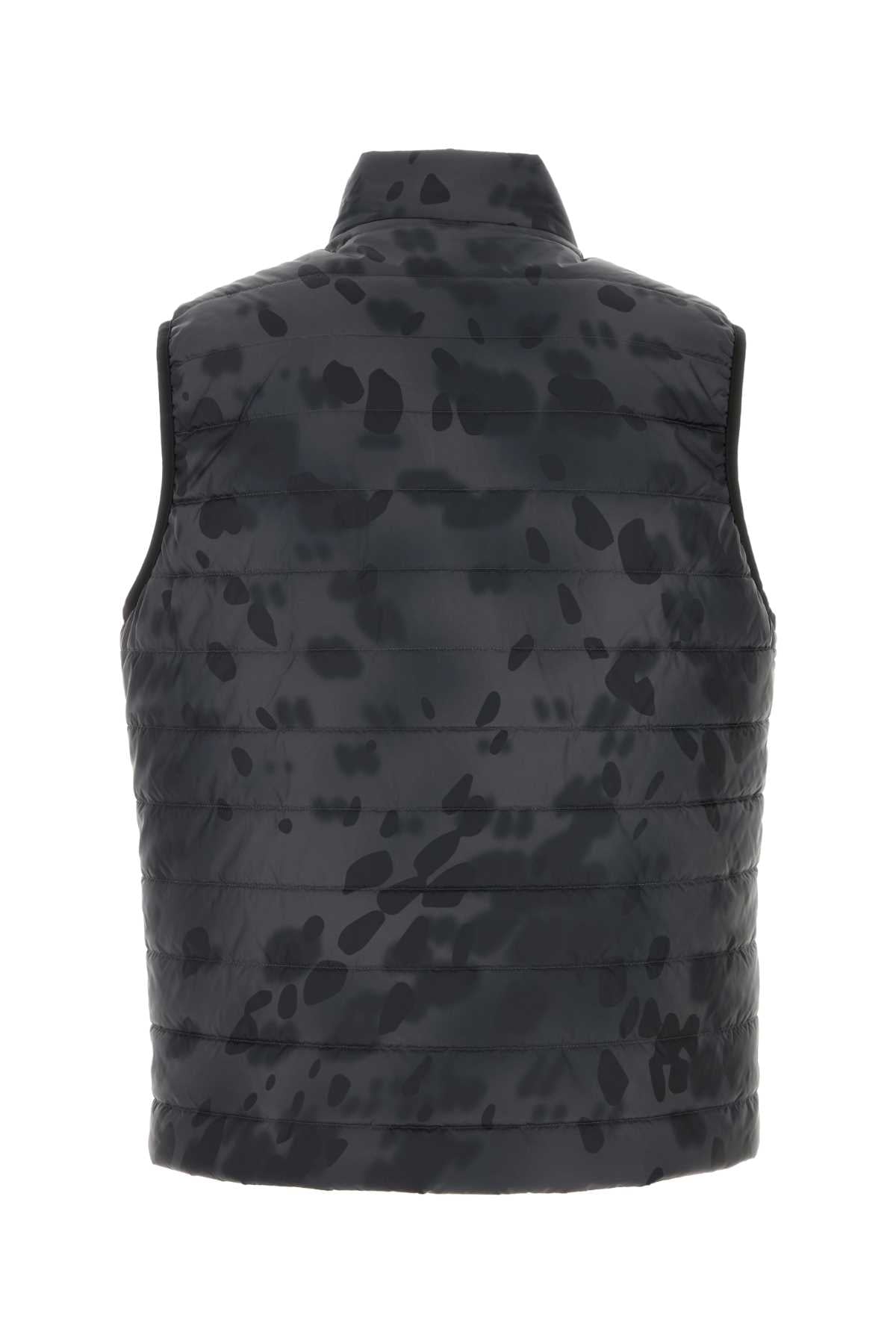 HUGO Printed Nylon Sleeveless Jacket for Men - FW24