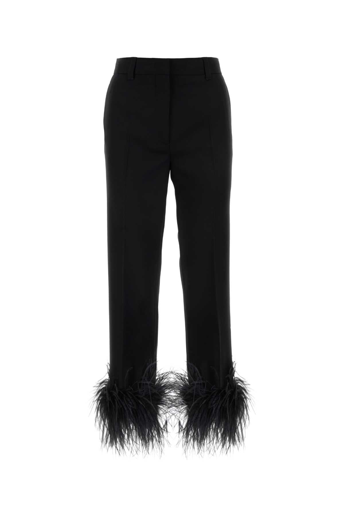 MIU MIU Stretch Grain Poudre Pant - 24S