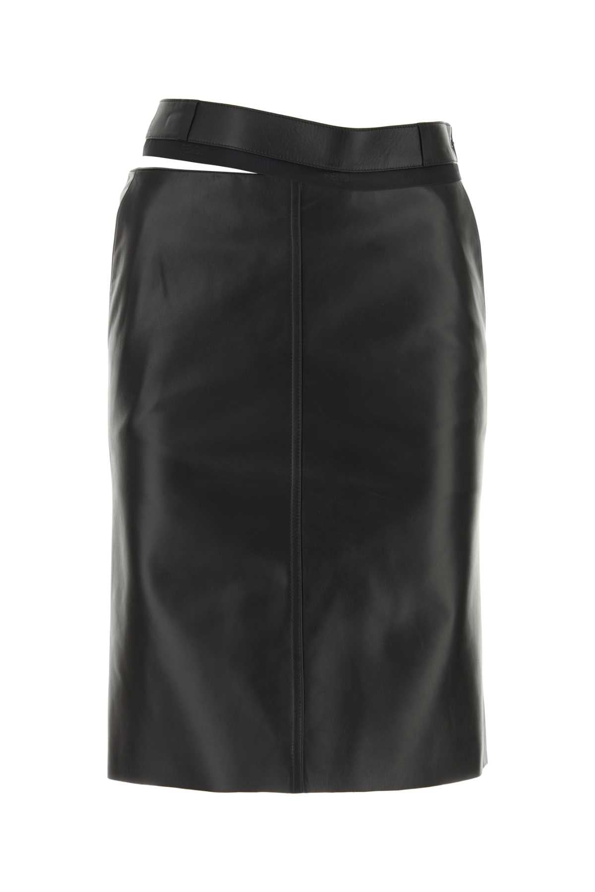 FENDI Chic Leather Skirt