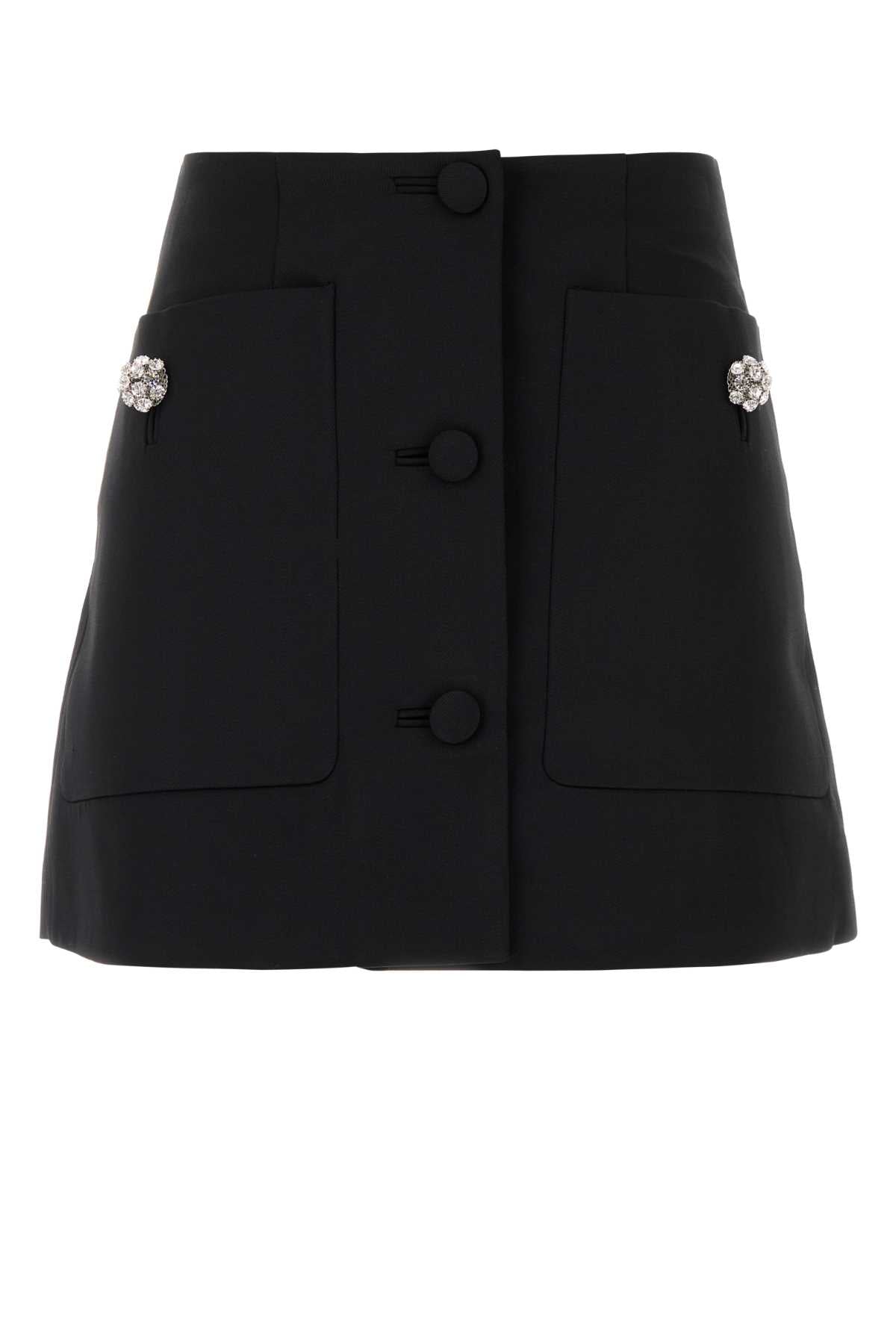 PRADA Chic Wool Mini Skirt for Women