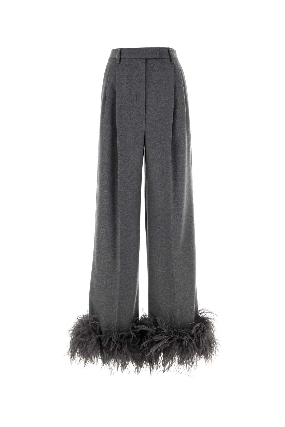 PRADA Elegant Wide-Leg Pant for Women - 24S Collection