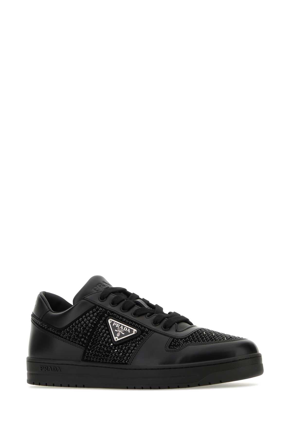 PRADA Men's Premium Leather Sneakers