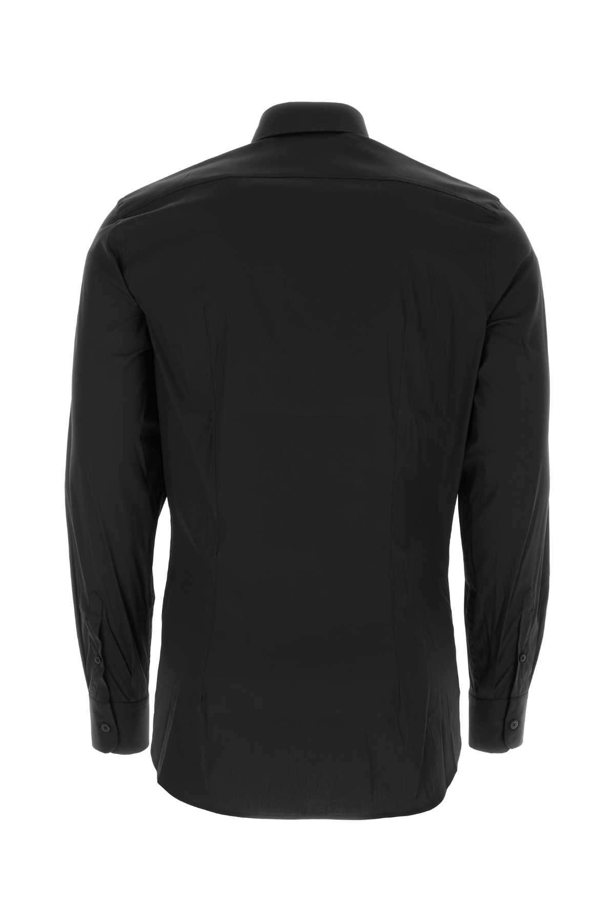 PRADA Stretch Poplin Shirt for Men - Perfect Fit