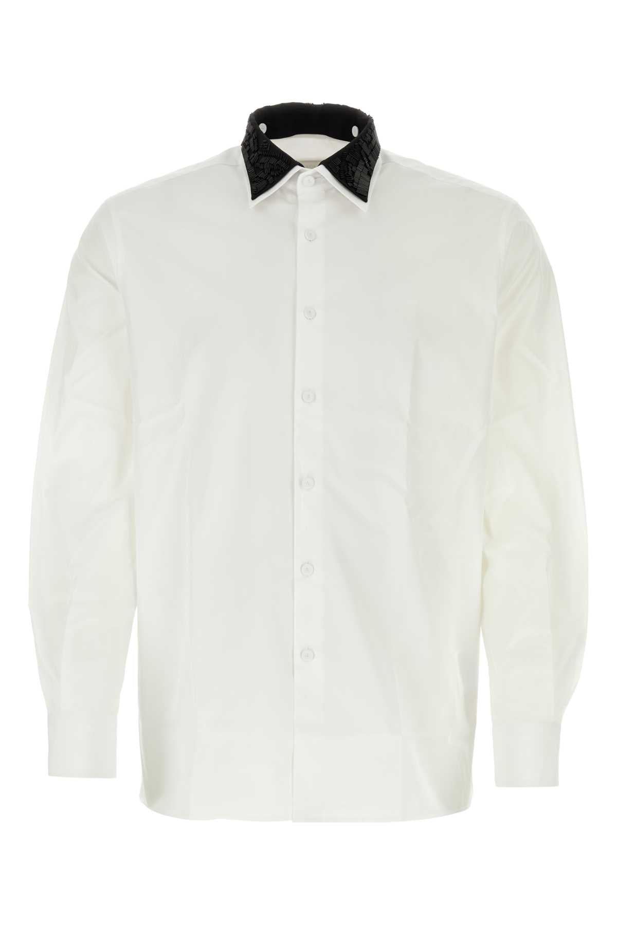 PRADA Essential Poplin Shirt for Men - 24S Season
