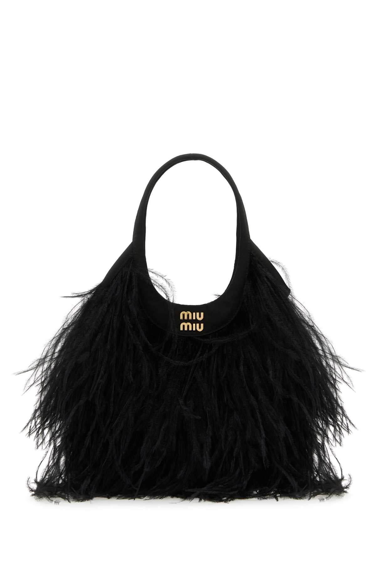 MIU MIU Embellished Mini Satin Handbag