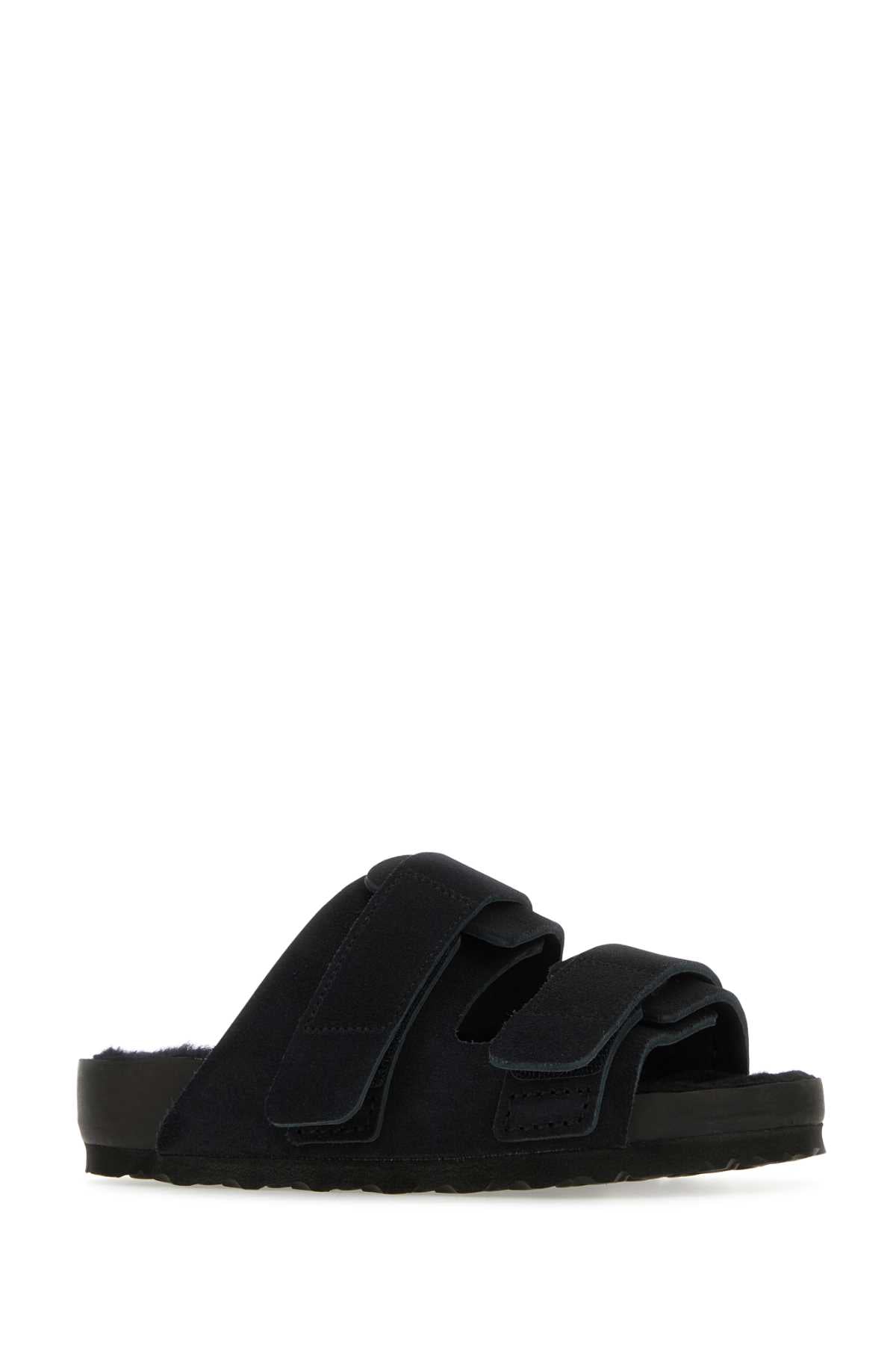 BIRKENSTOCK 1774 Suede Unisex Slippers with Shearling Lining - Mini Size Available