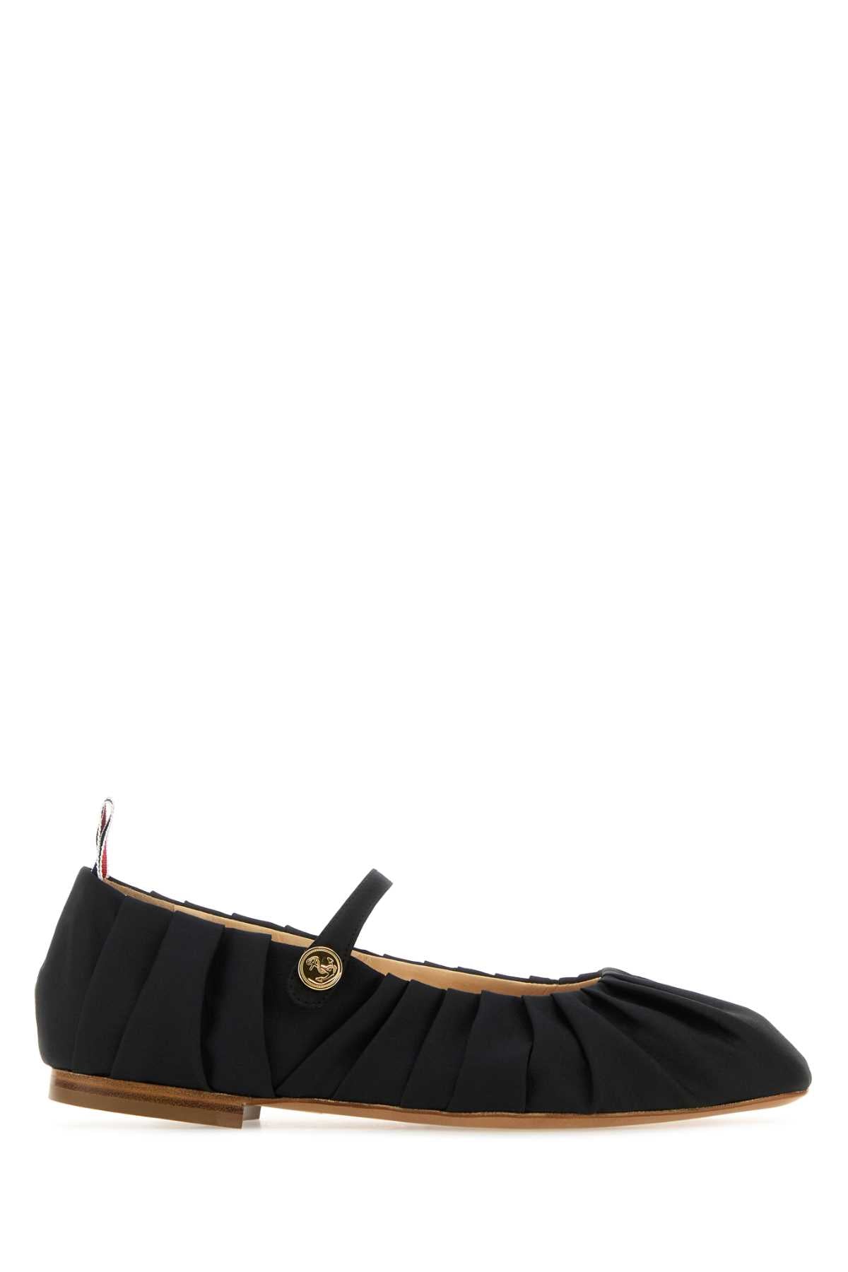 THOM BROWNE Classic Black Mini Ballerinas for Women