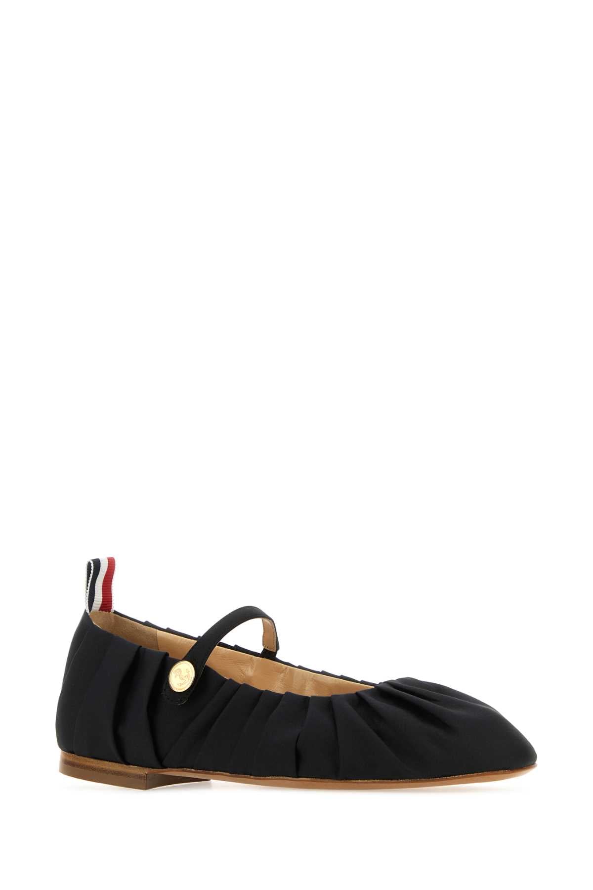 THOM BROWNE Classic Black Mini Ballerinas for Women