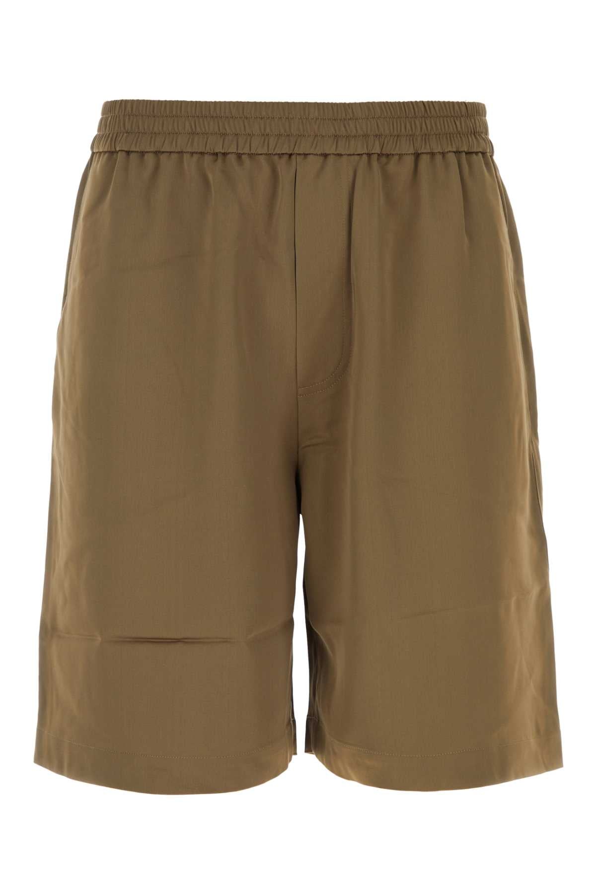 NANUSHKA Satin Mini Bermuda Shorts for Men
