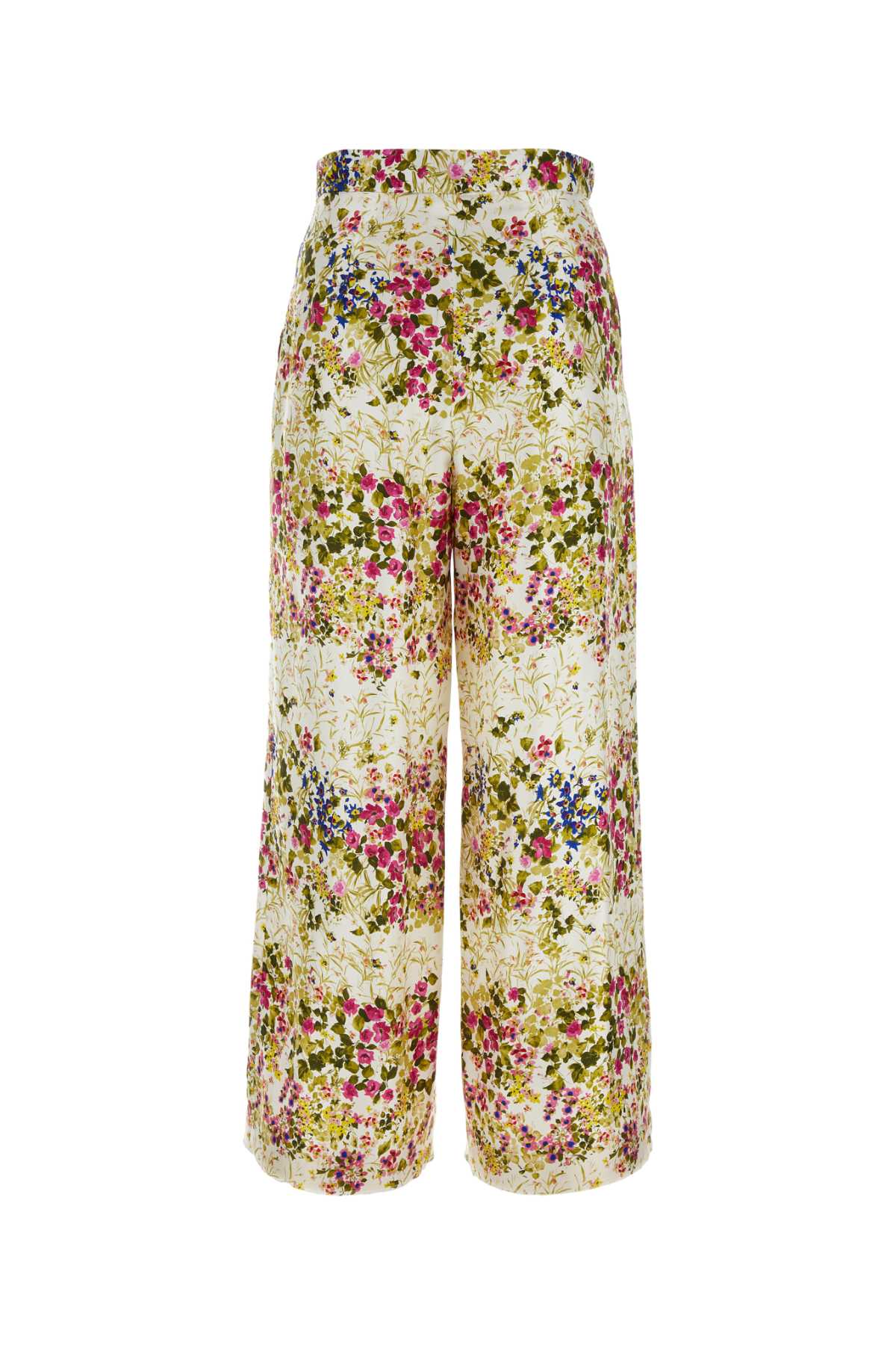 MM STUDIO Floral Printed Satin Operoso Pant