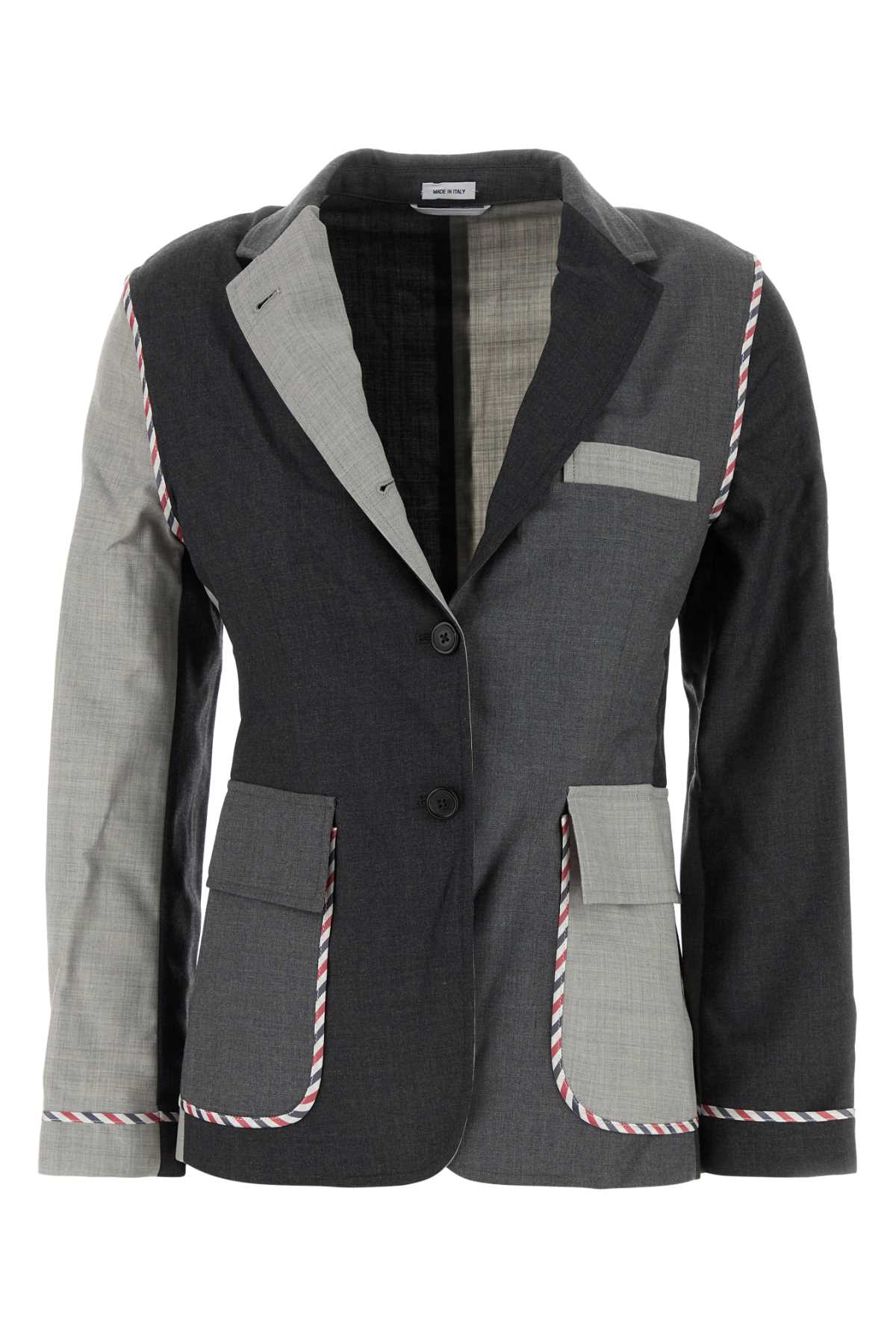 THOM BROWNE Wool Blazer for Women - Multicolored